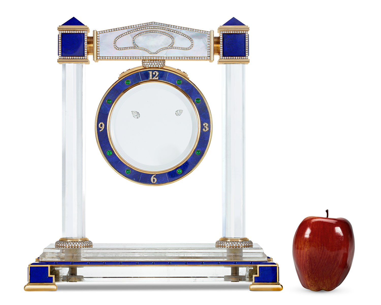 Floating Diamond Mystery Clock