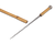 Toledo Sword Cane with Silver Knob Handle