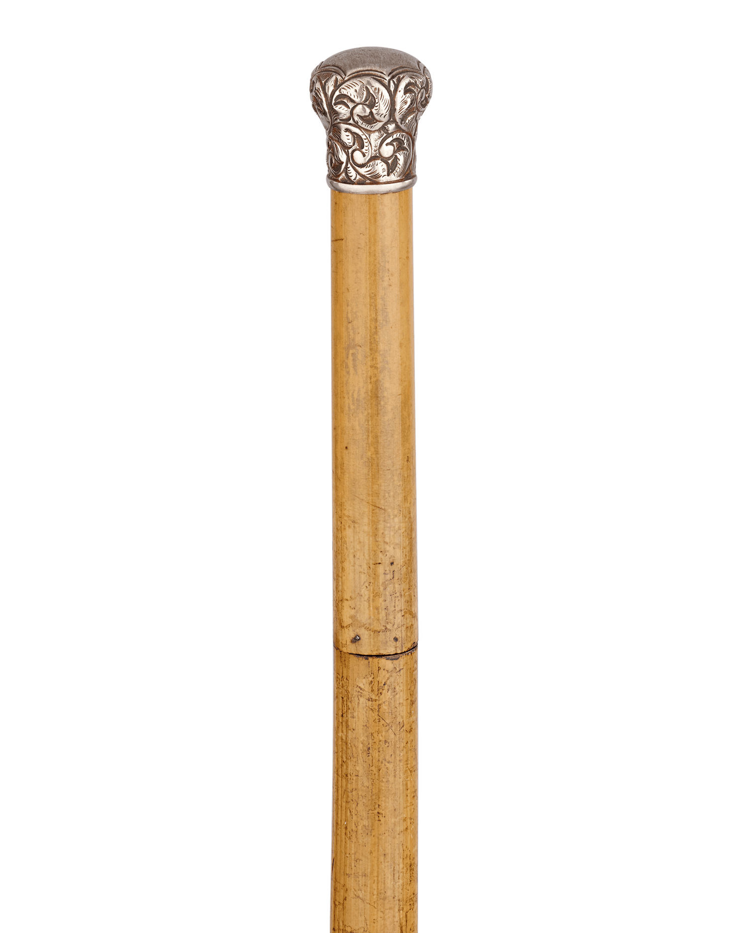 Toledo Sword Cane with Silver Knob Handle