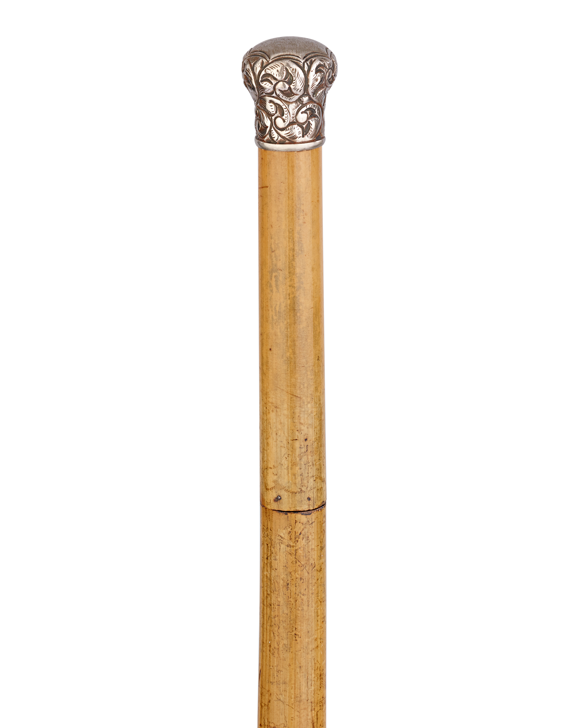 Toledo Sword Cane with Silver Knob Handle