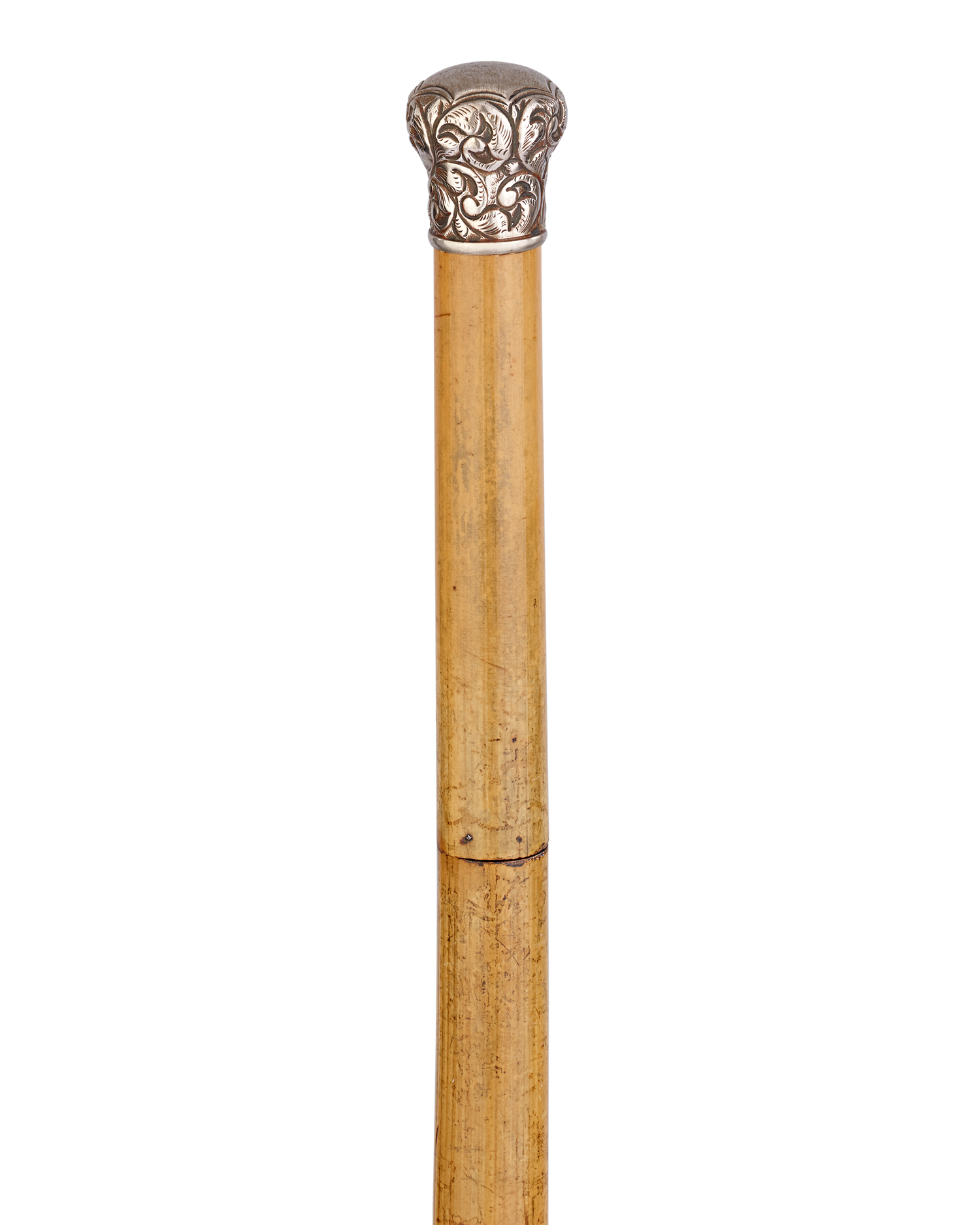 Toledo Sword Cane with Silver Knob Handle