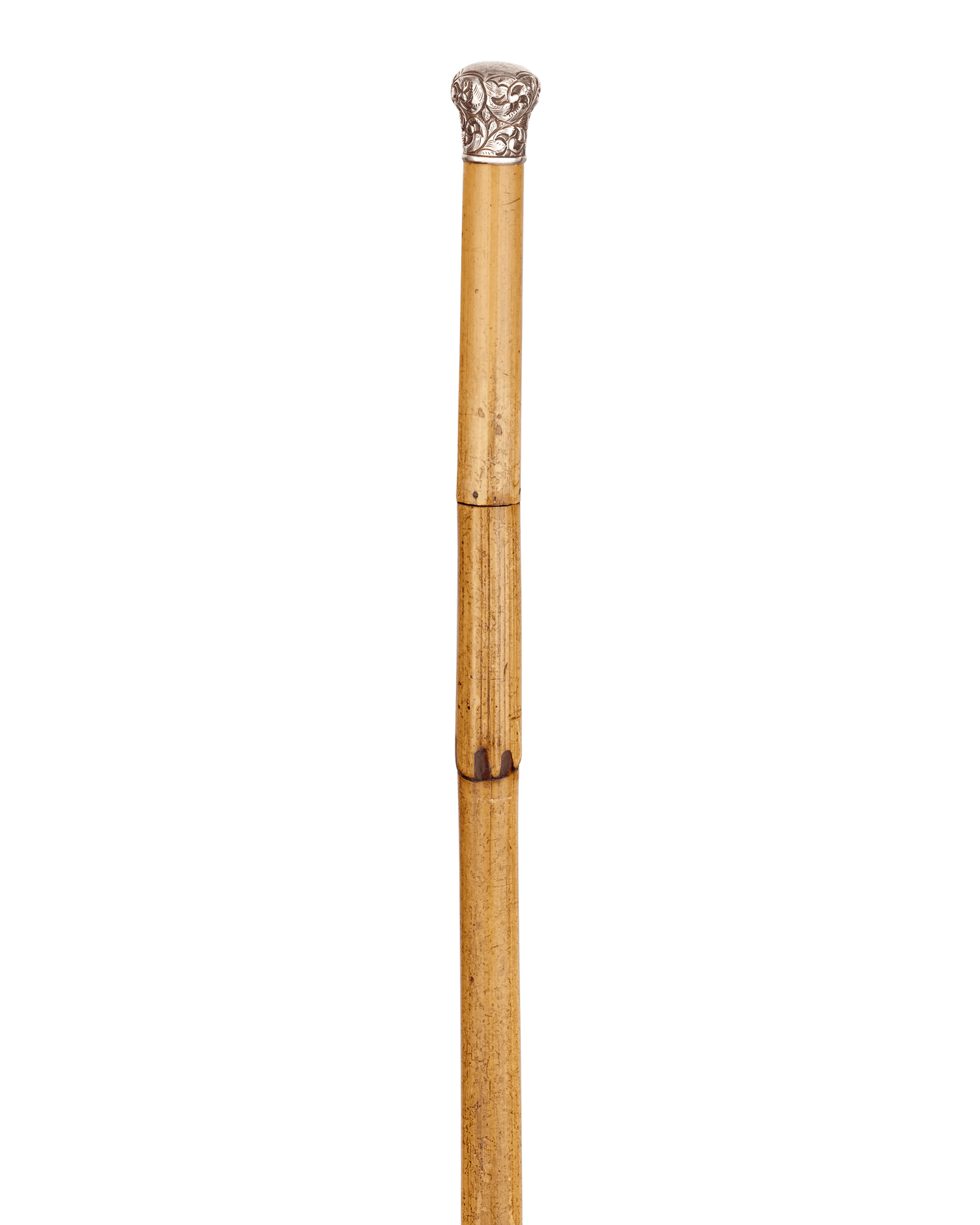 Toledo Sword Cane with Silver Knob Handle