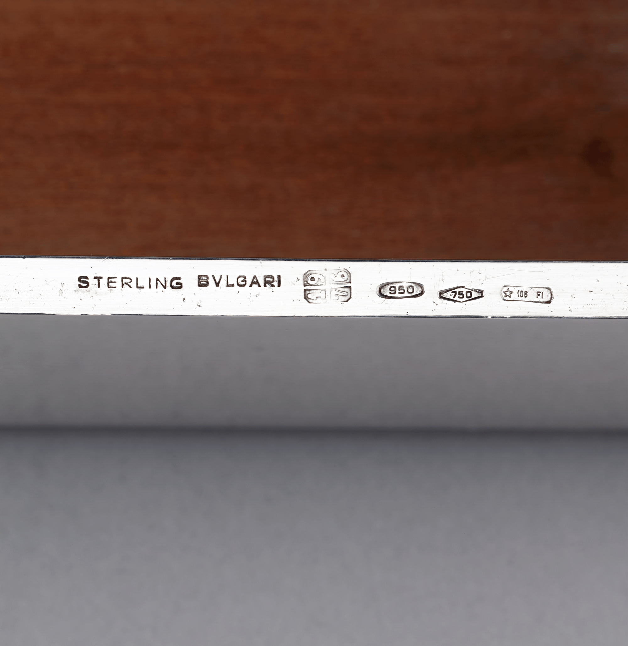 Bulgari Sterling Silver and Gold Partagás Cigar Box