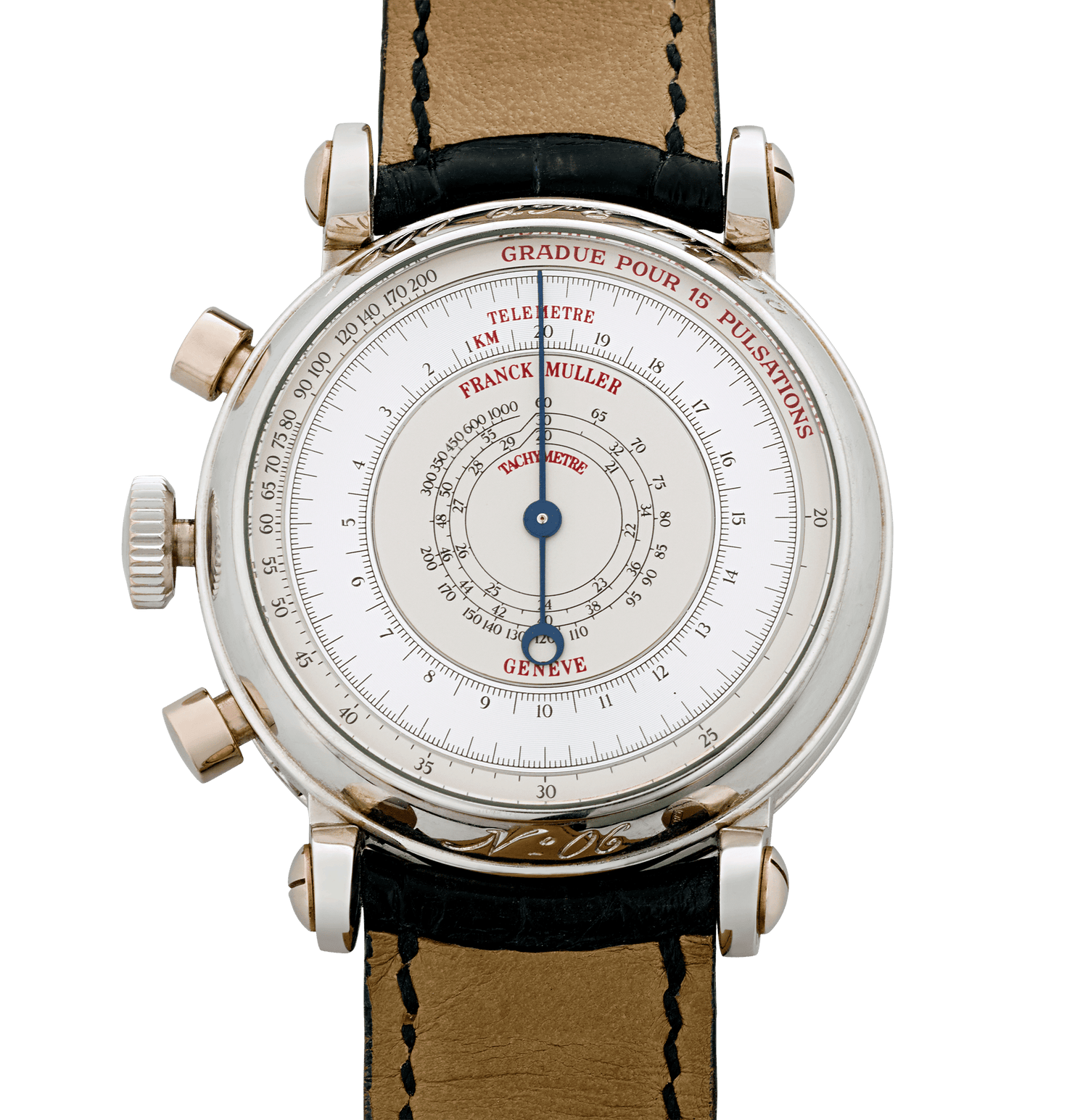 Franck Muller Double Dial Perpetual Calendar Chronograph Watch