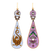 Falize Reversible Cloisonné Enamel Earrings