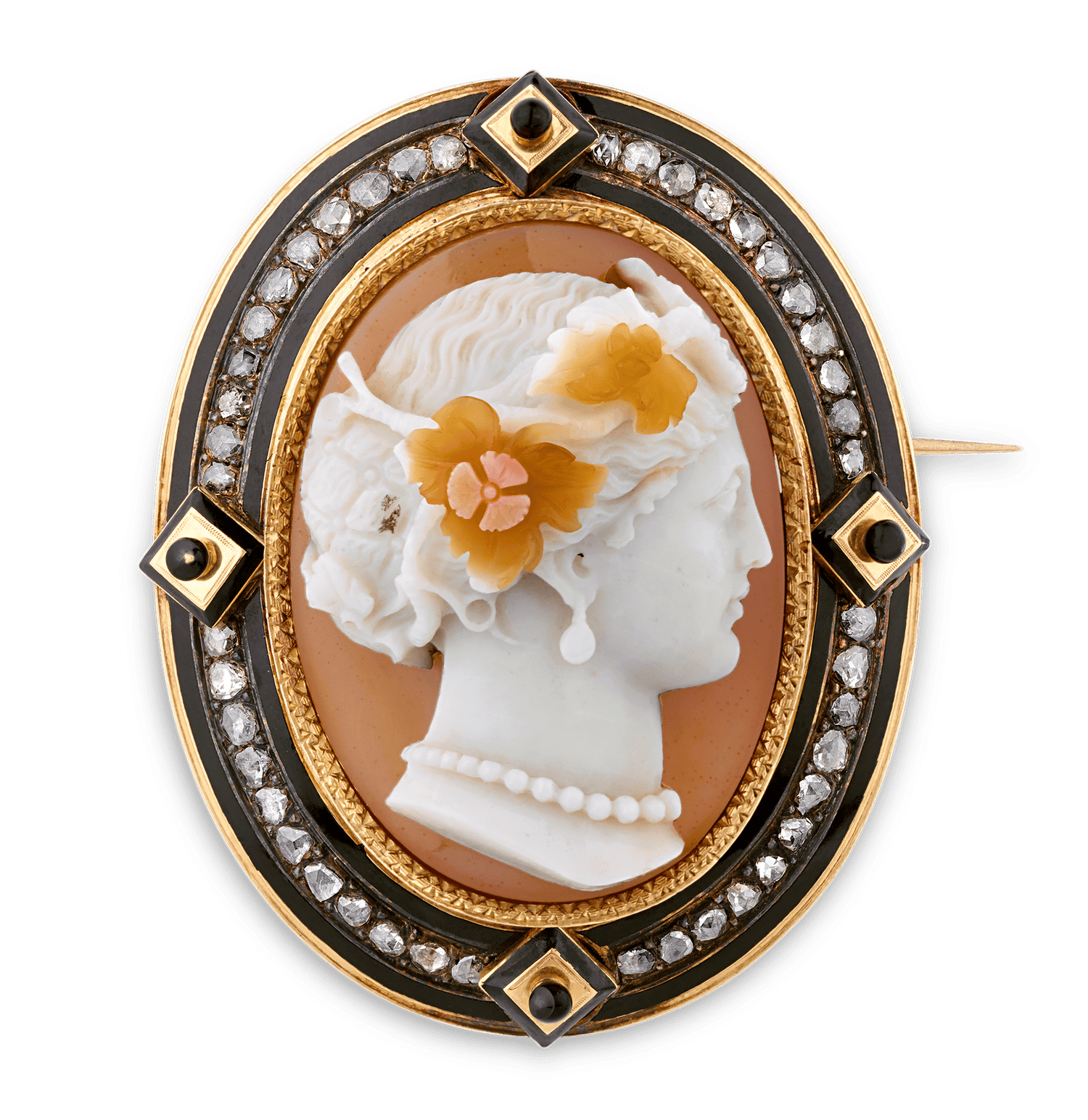 French Cameo Brooch