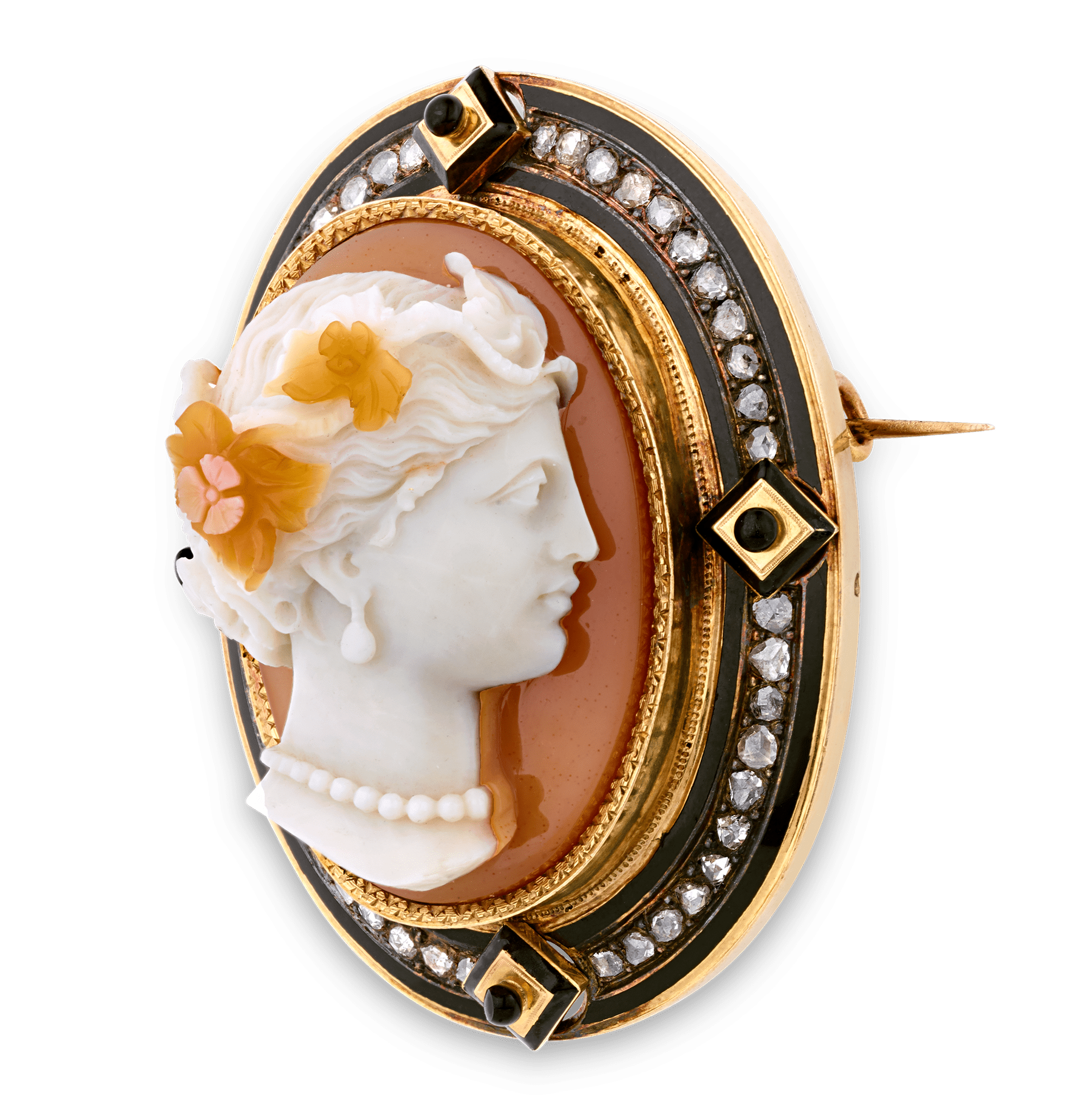 French Cameo Brooch