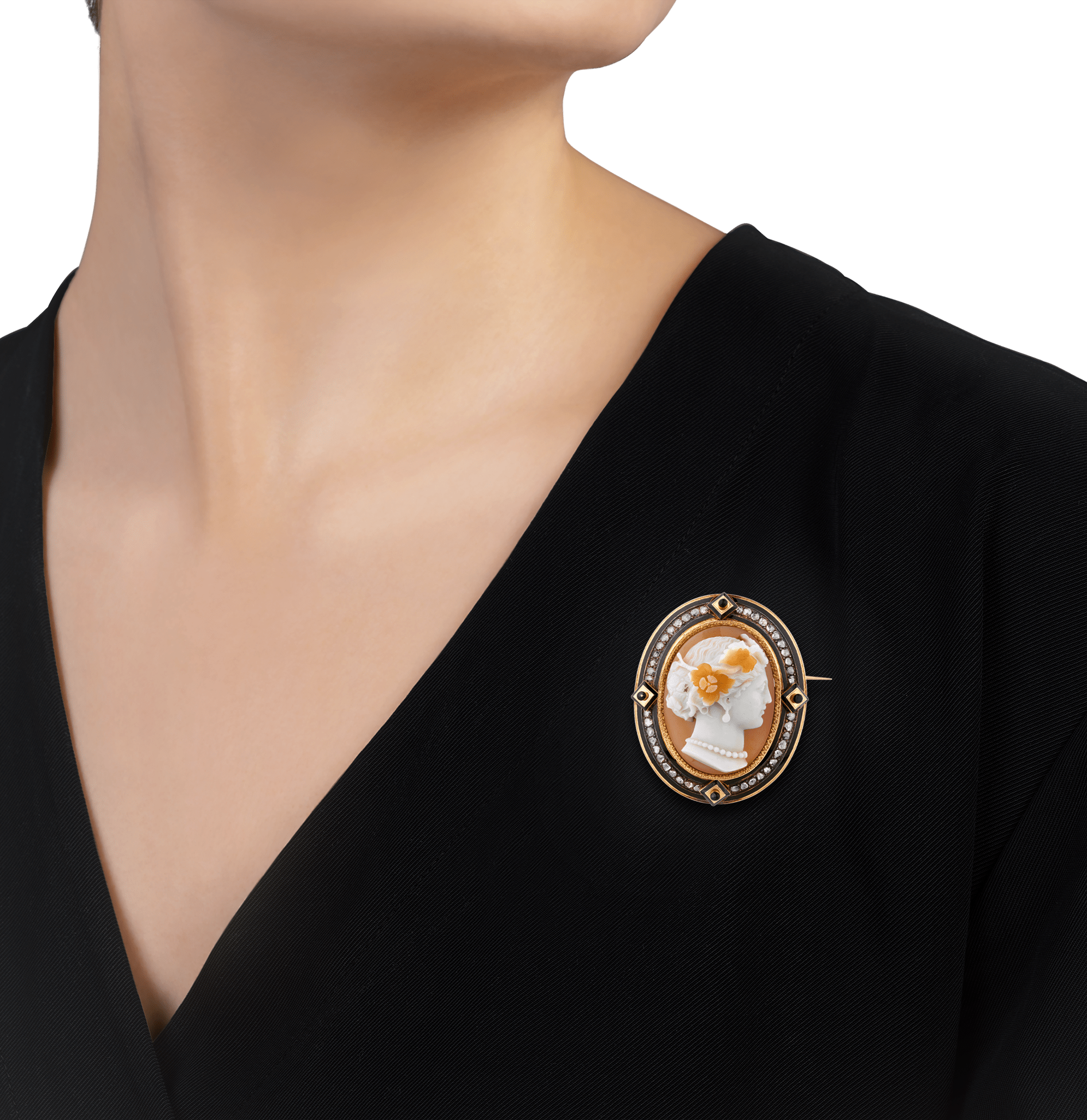 French Cameo Brooch