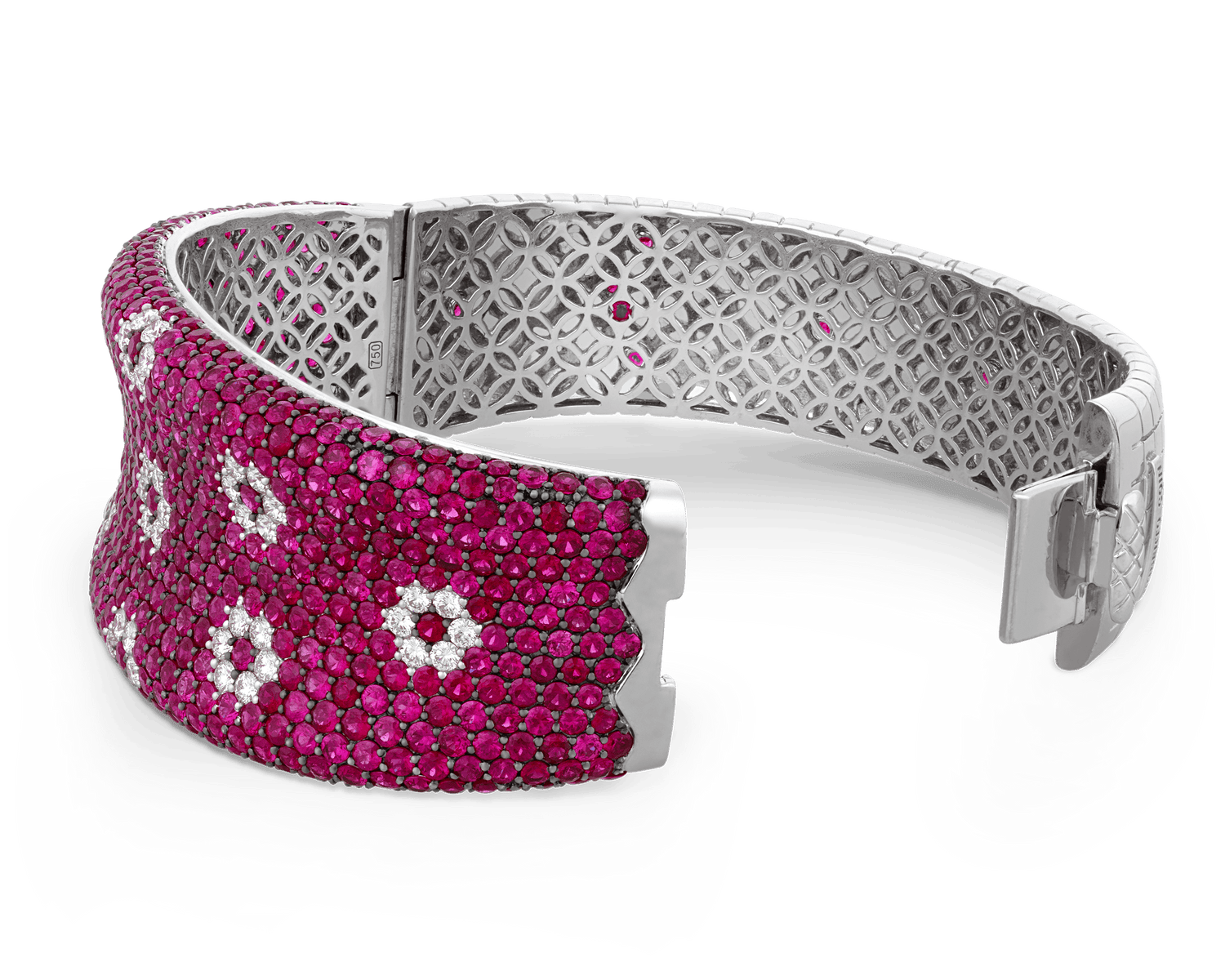 Roberto Coin Diamond and Ruby Bracelet | M.S. Rau