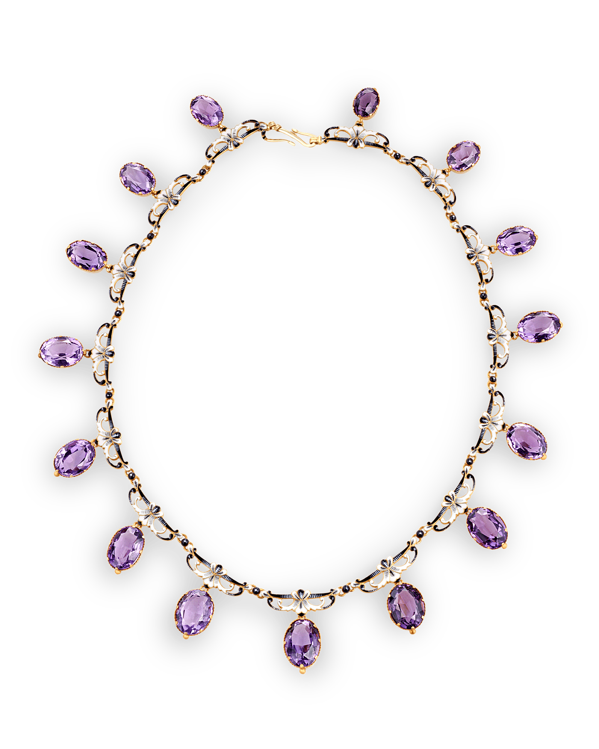 Giuliano Renaissance Revival Amethyst Necklace
