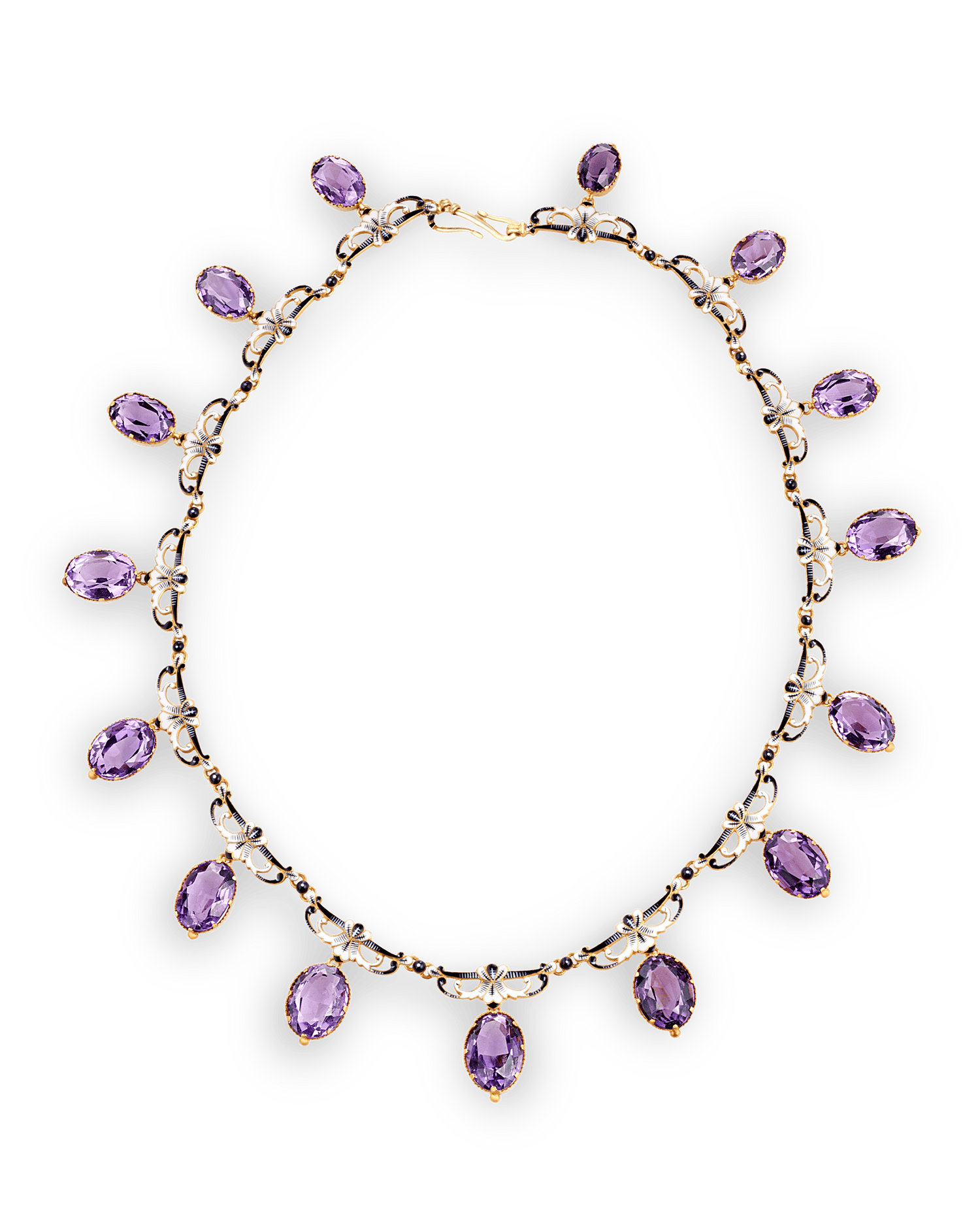 Giuliano Renaissance Revival Amethyst Necklace