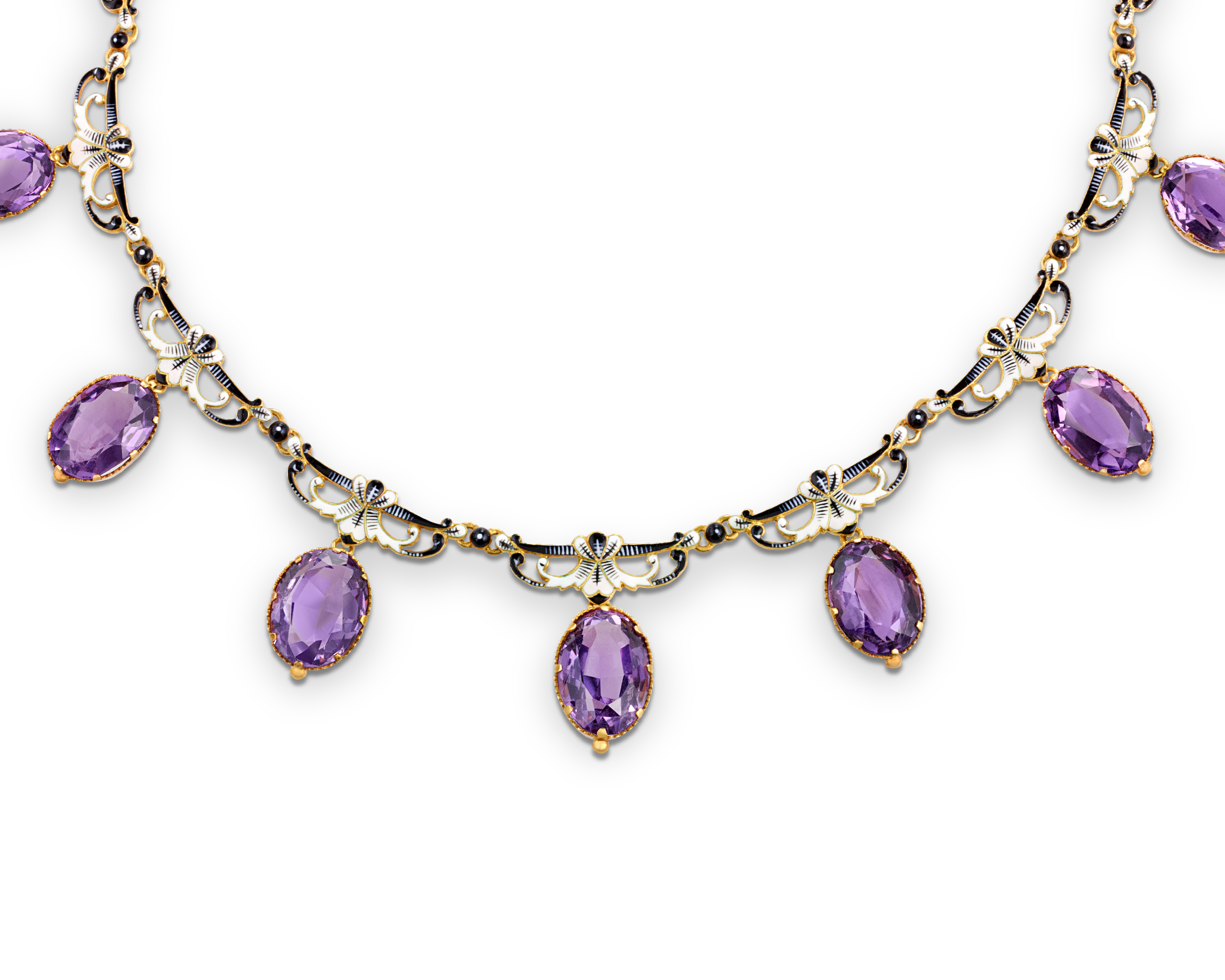 Renaissance Revival Amethyst Necklace by Giuliano