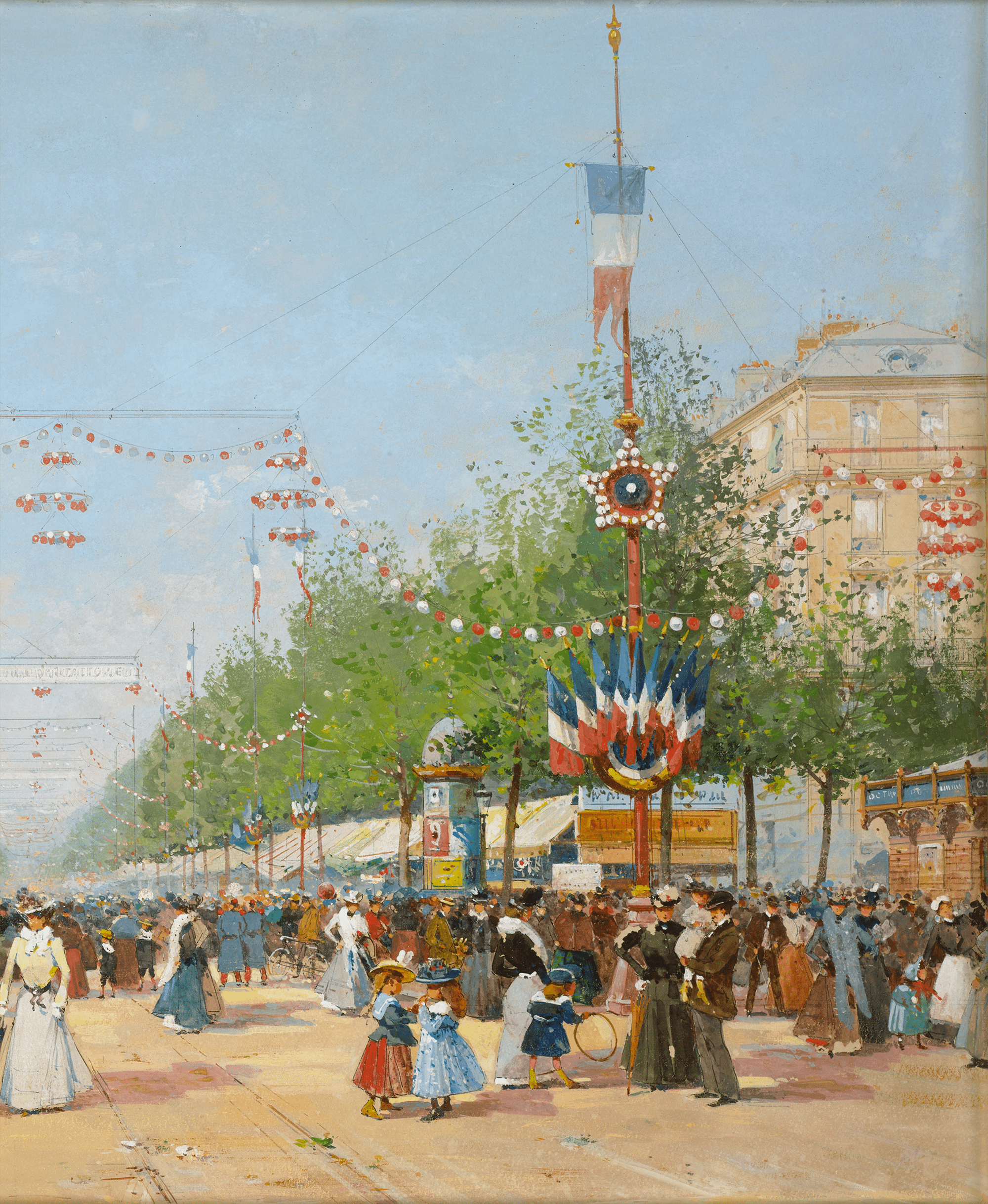 Fête de Neuilly by Eugène Galien-Laloue