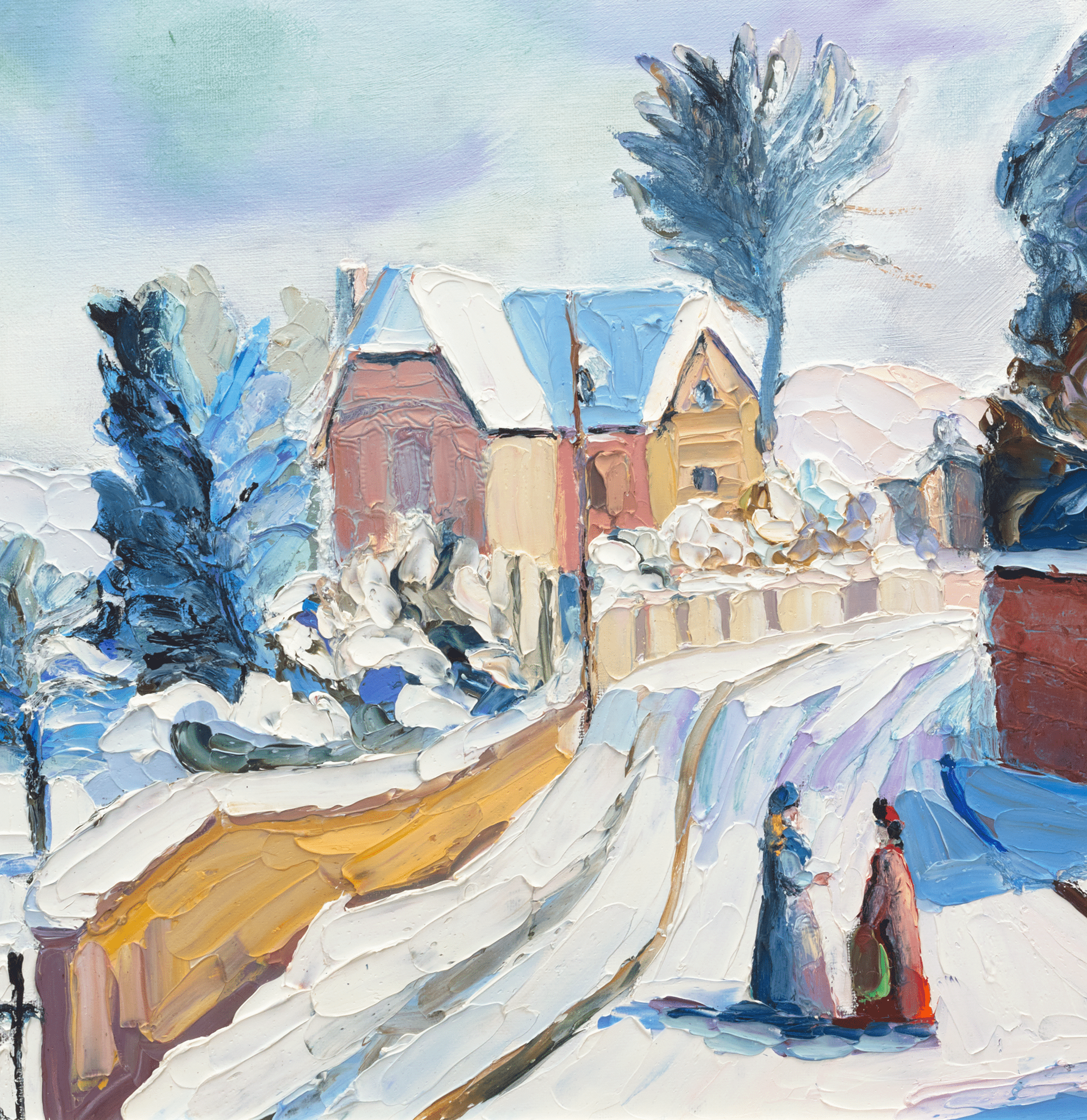 Cantepie sous la neige by H. Claude Pissarro