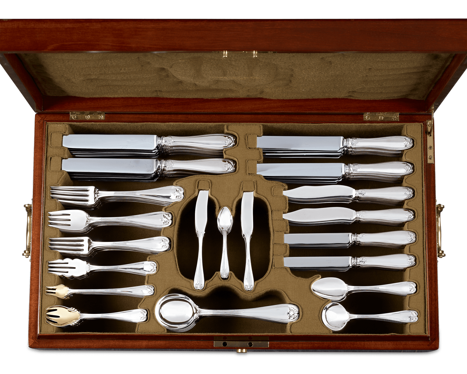 Tiffany & Co. Colonial Silver Flatware Service for 12