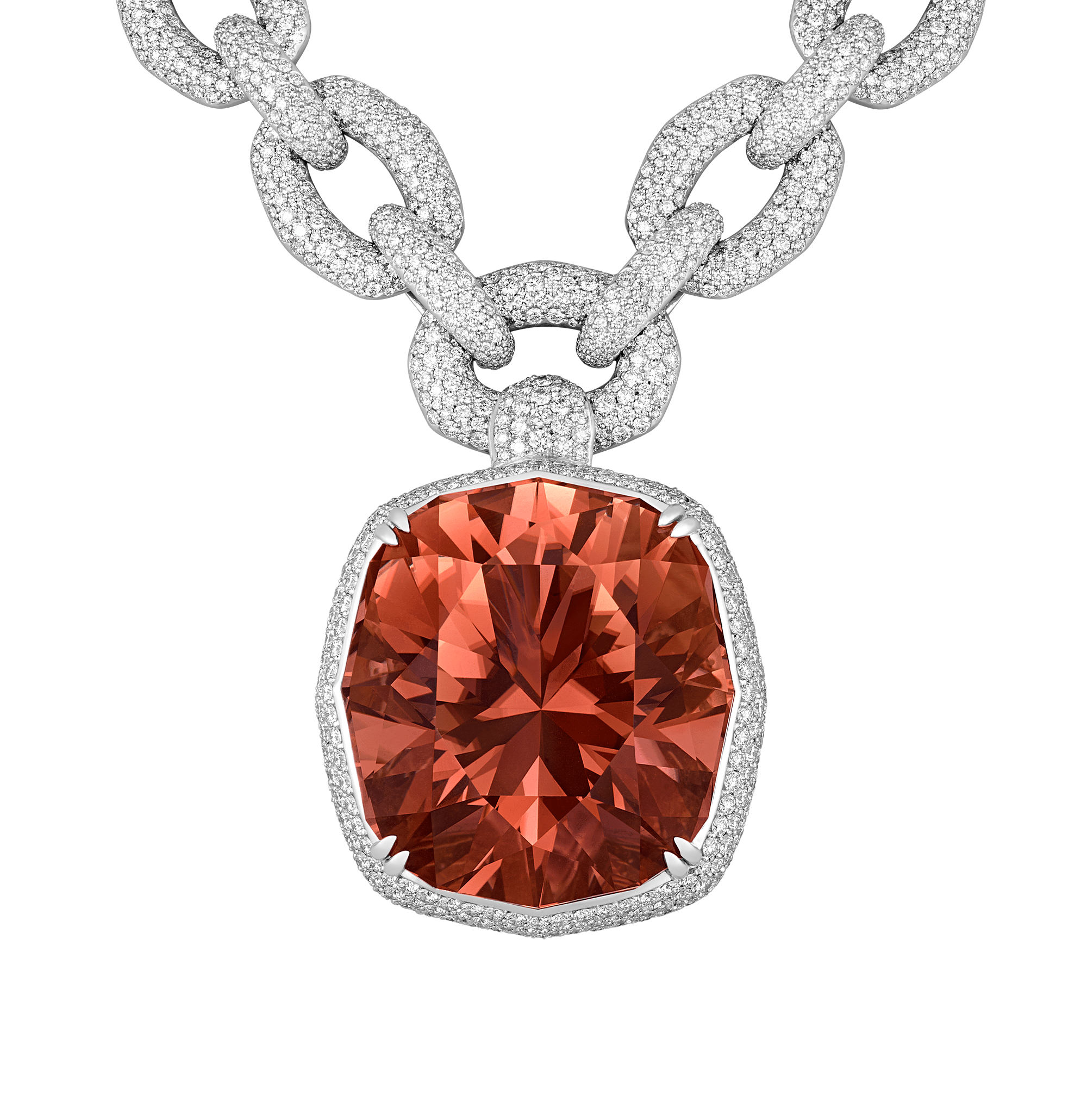 Kat Florence Neon Titanium Tourmaline Pendant, 195.21 carats