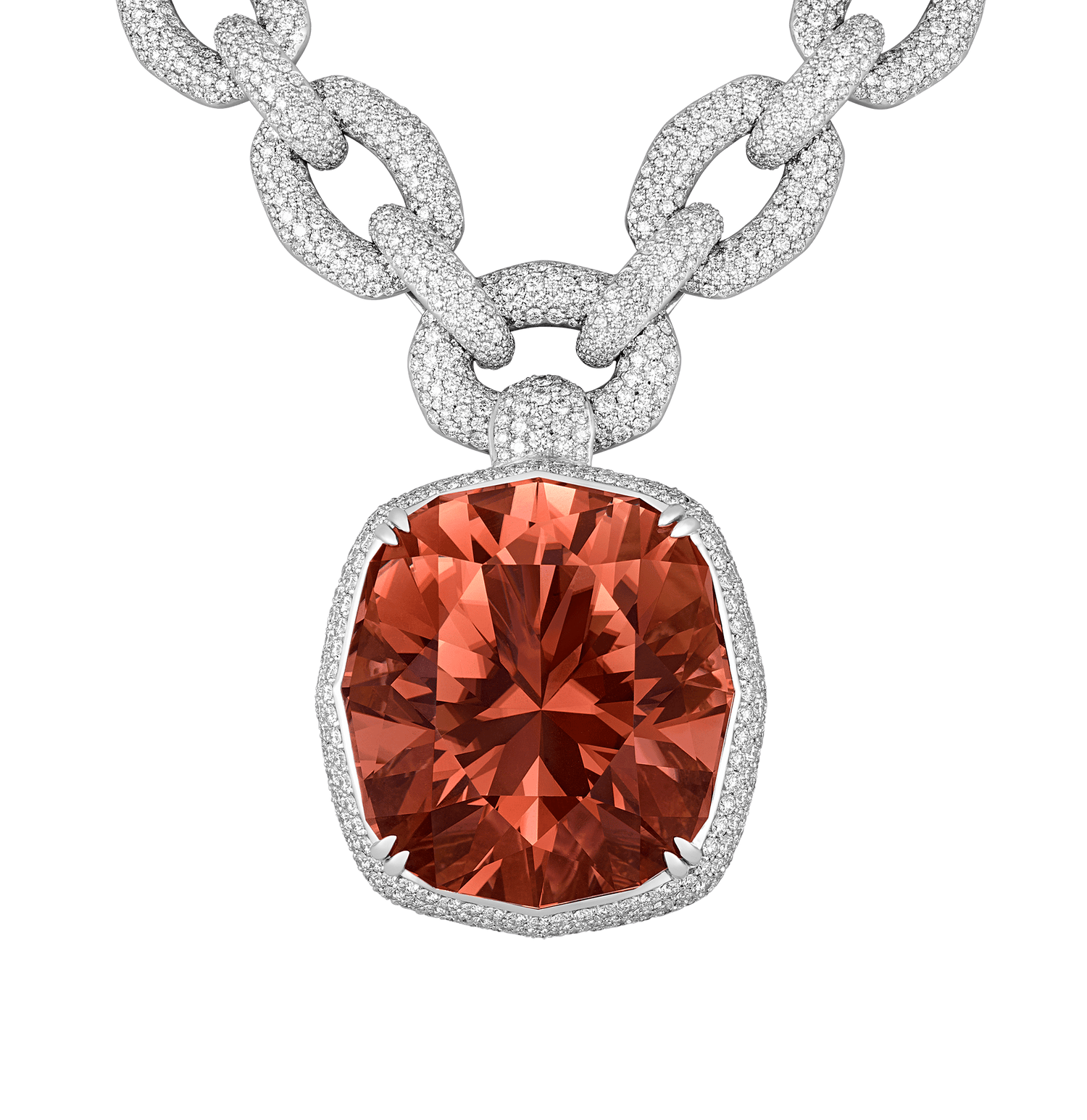 Kat Florence Neon Titanium Tourmaline Pendant, 195.21 carats