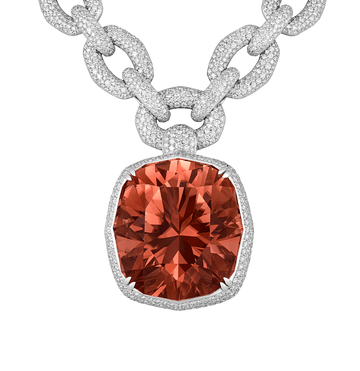 Kat Florence Neon Titanium Tourmaline Pendant, 195.21 carats