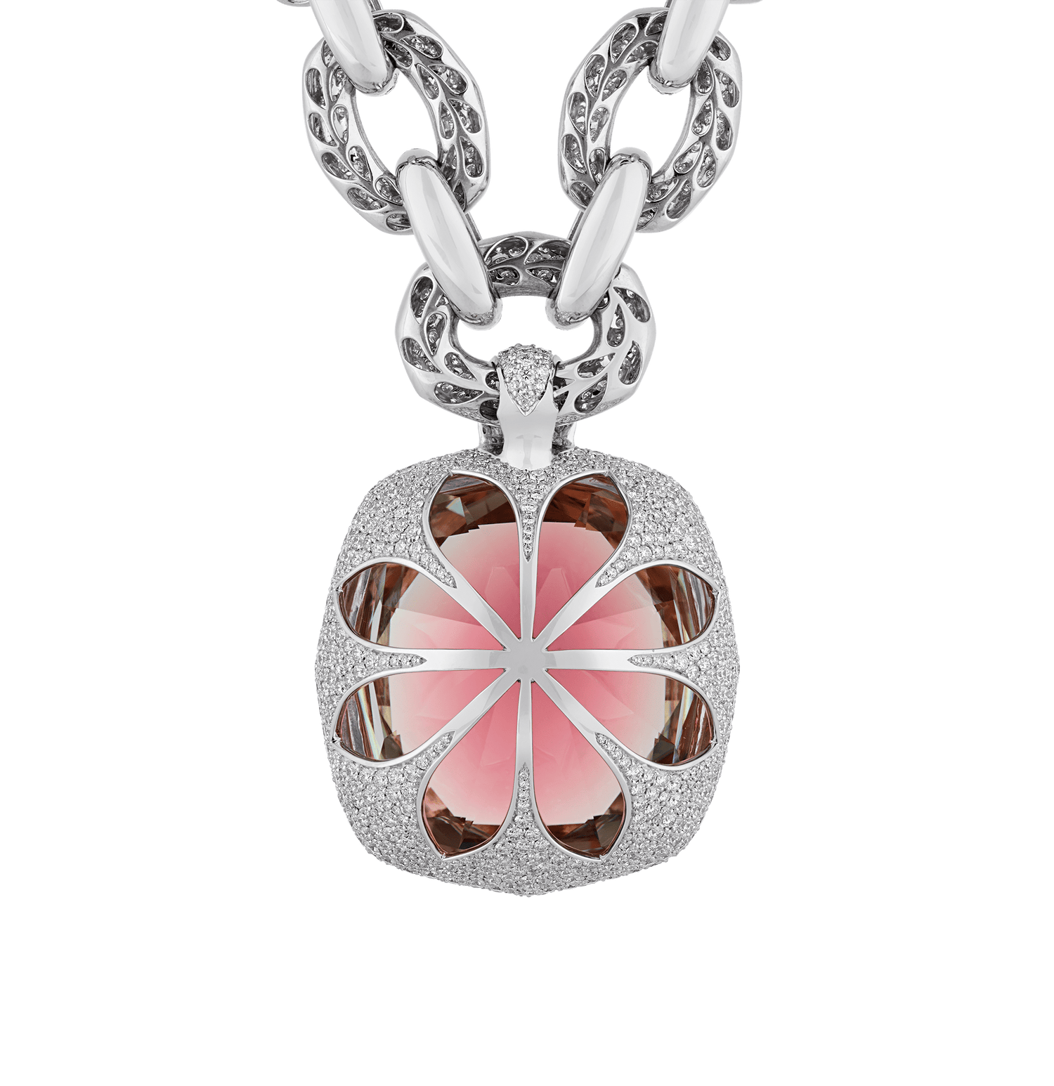 Kat Florence Neon Titanium Tourmaline Pendant, 195.21 carats