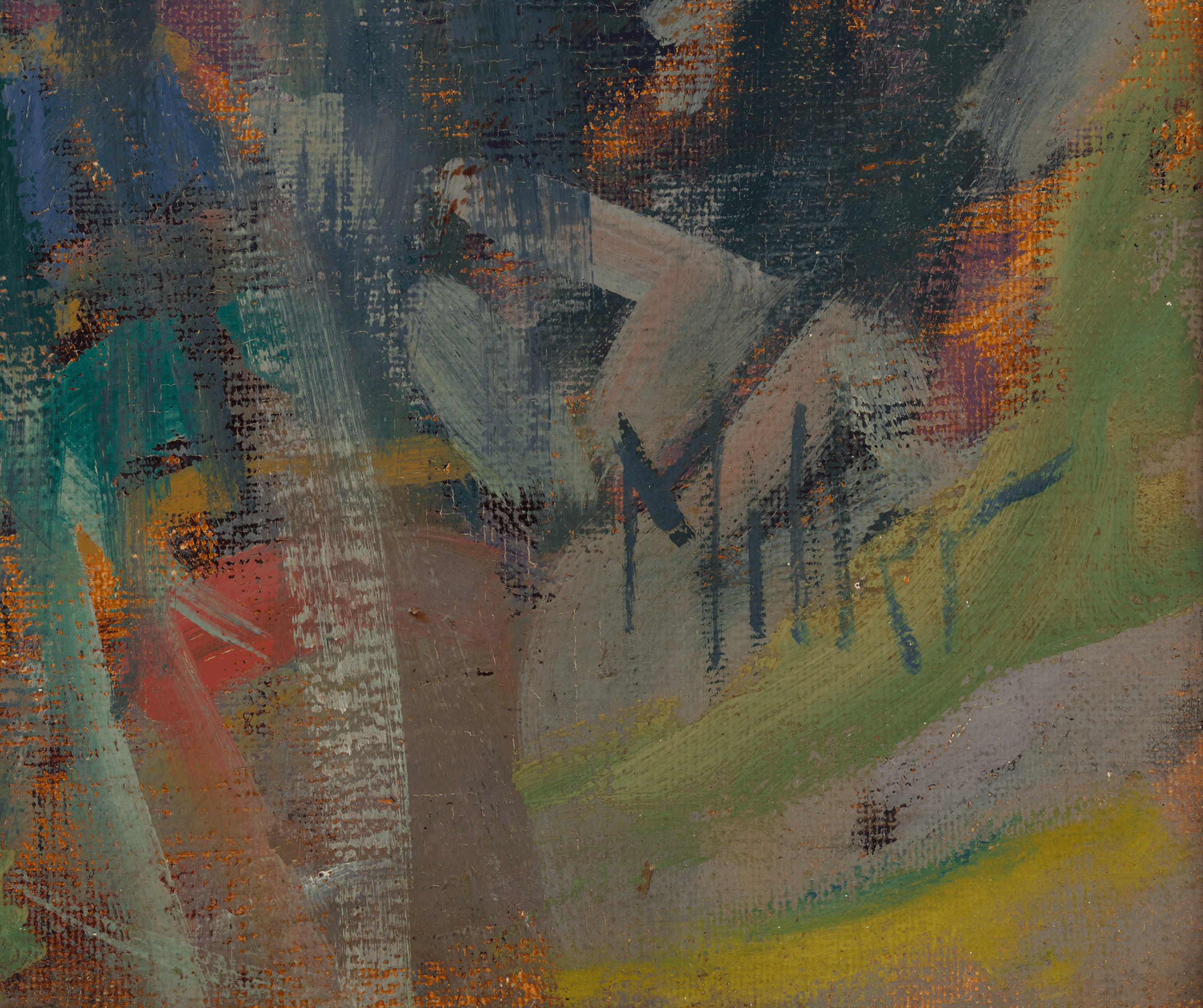 Young Woman in Interior by Richard E. Miller