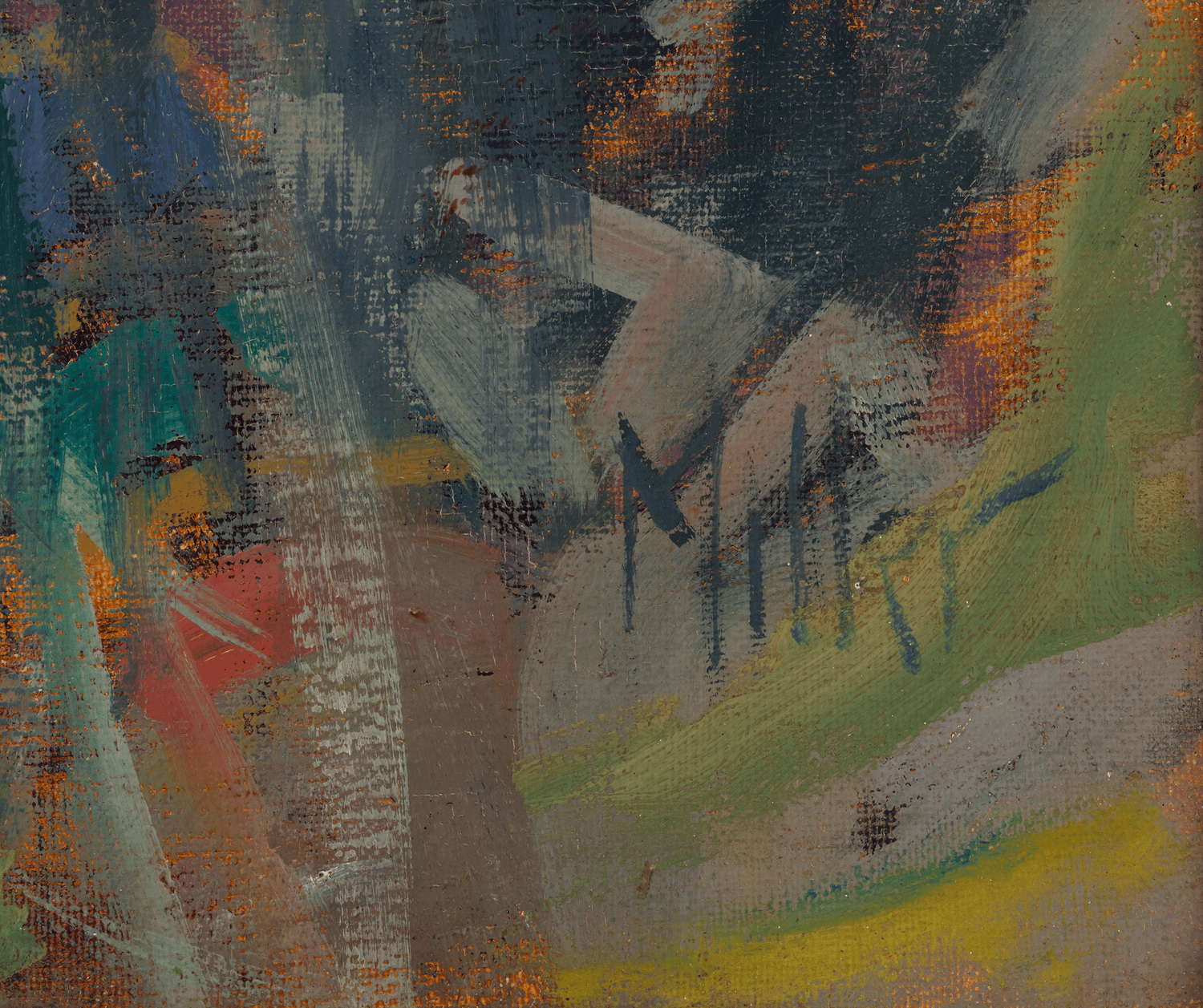 Young Woman in Interior by Richard E. Miller