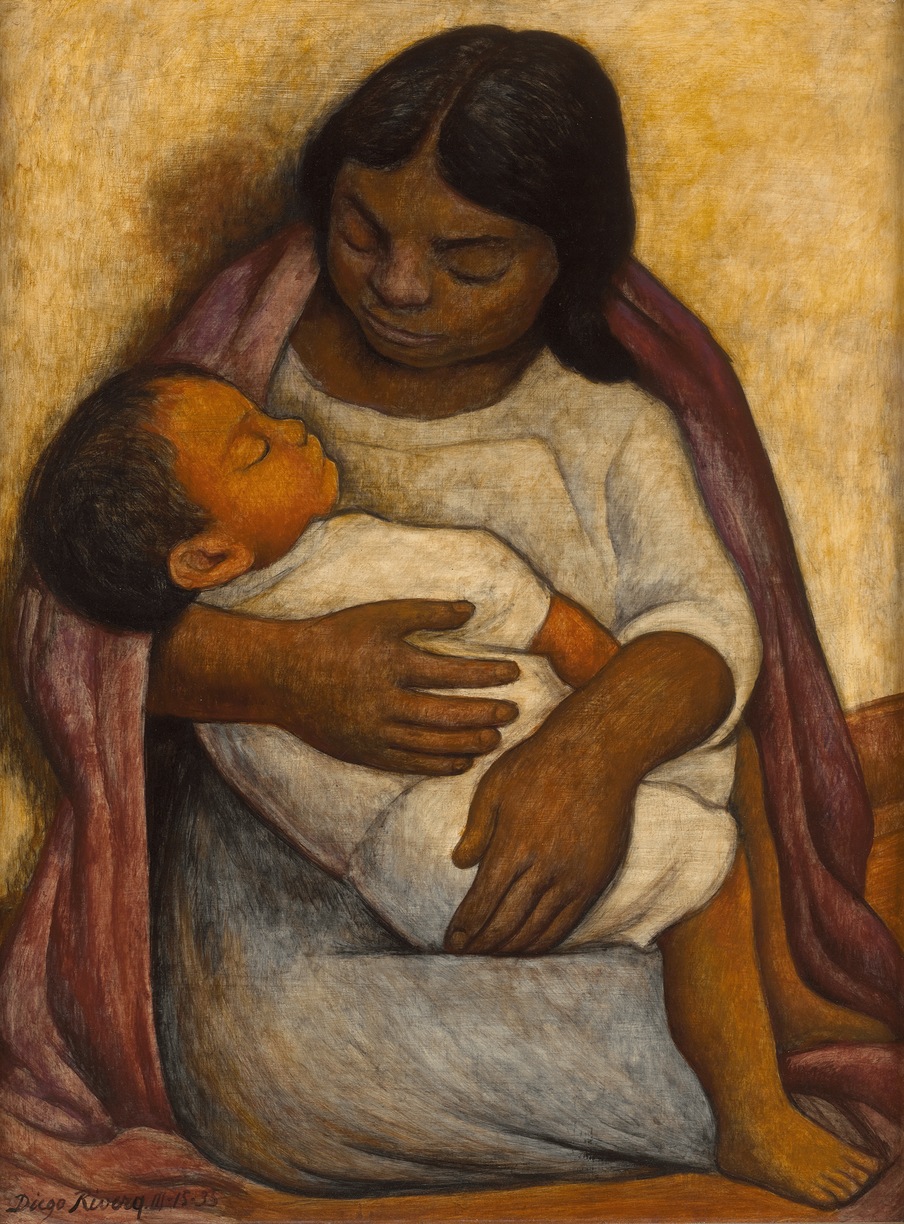 Delfina y Dimas by Diego Rivera