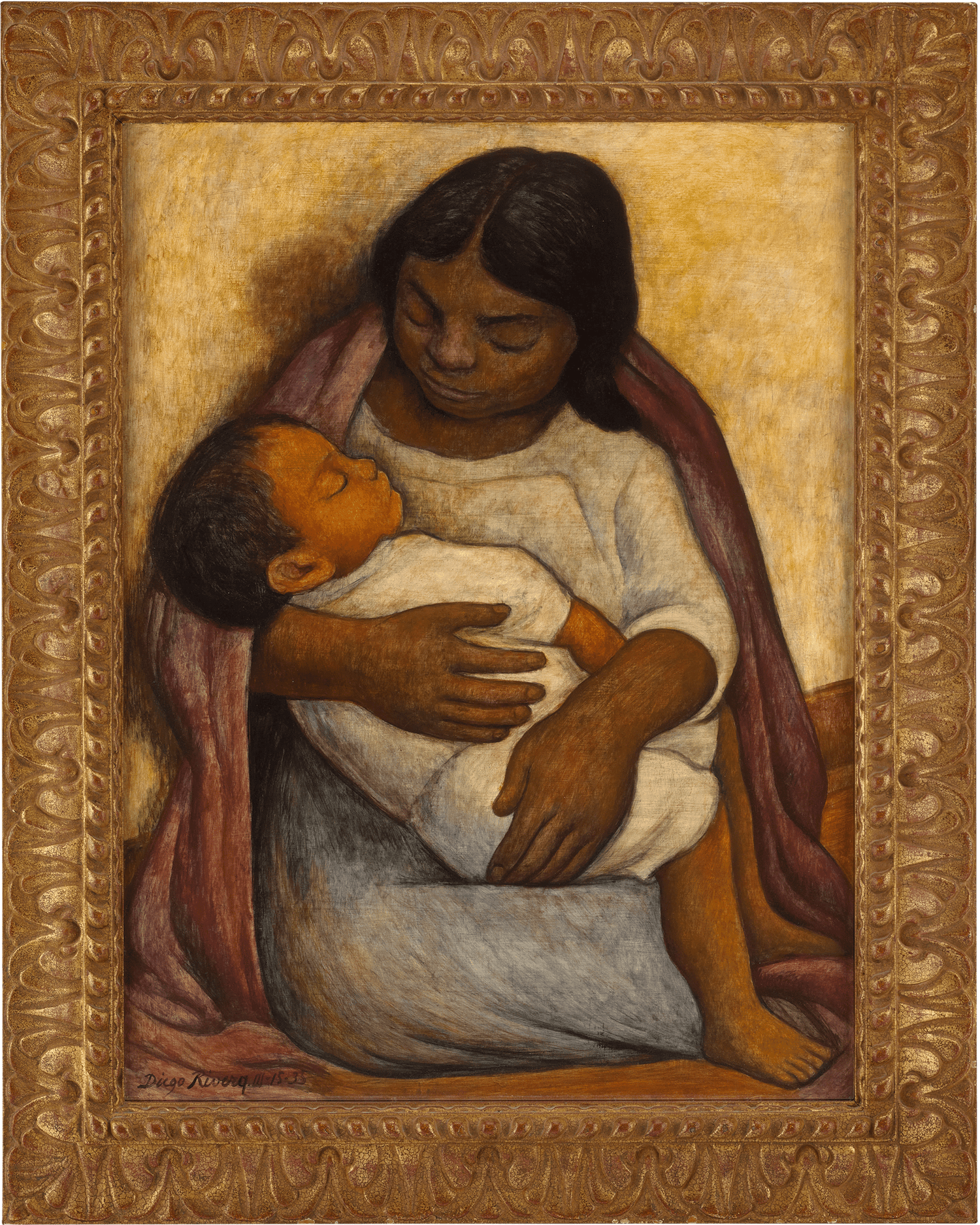 Delfina y Dimas by Diego Rivera