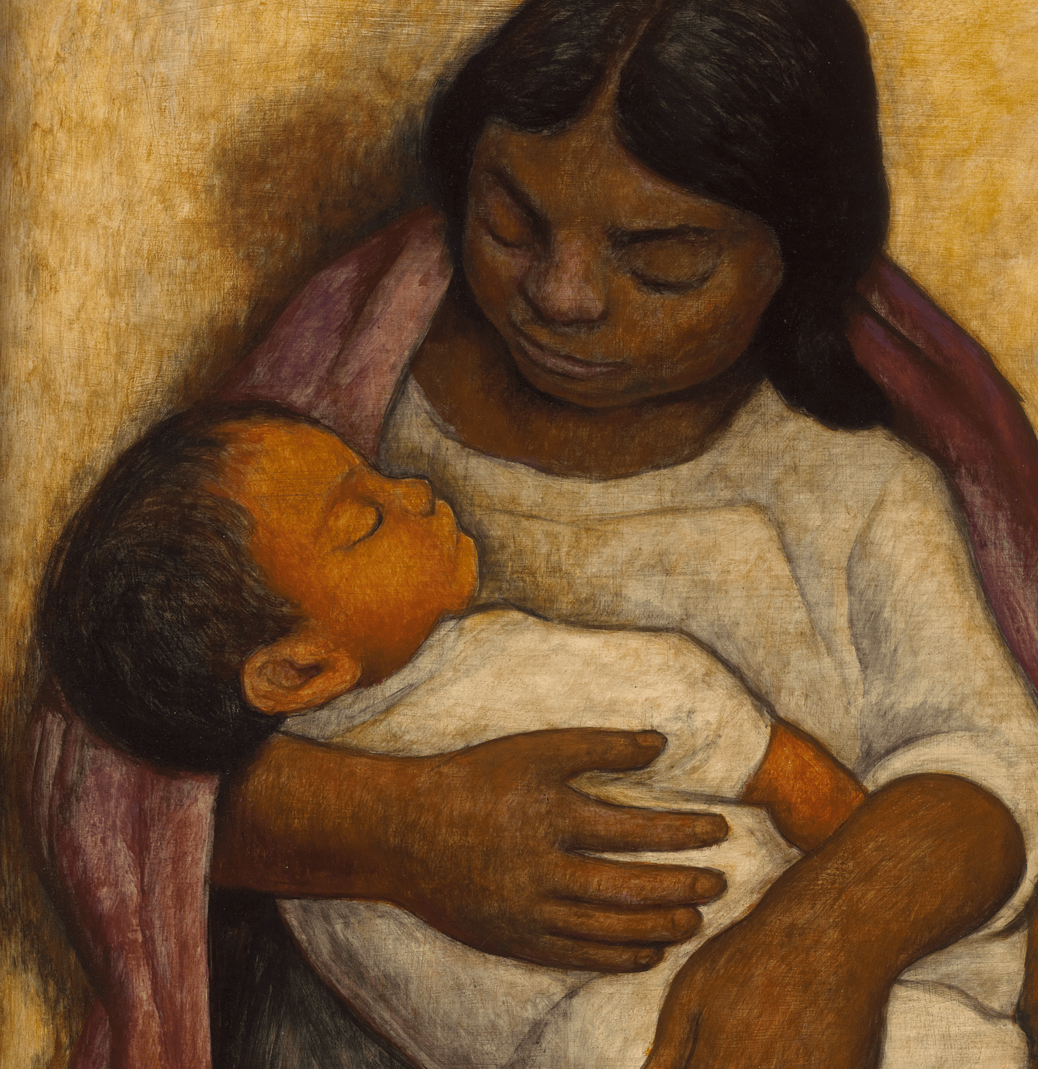 Delfina y Dimas by Diego Rivera