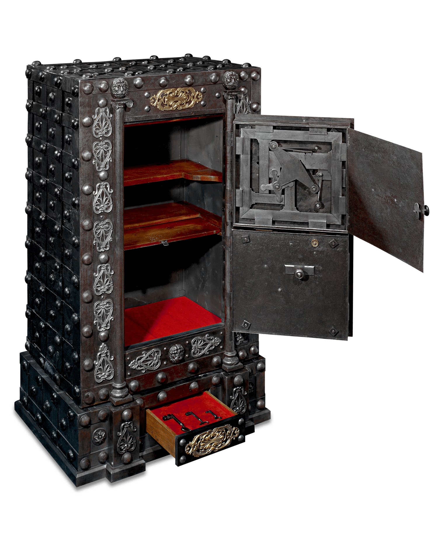 19th-Century French Floor Safe