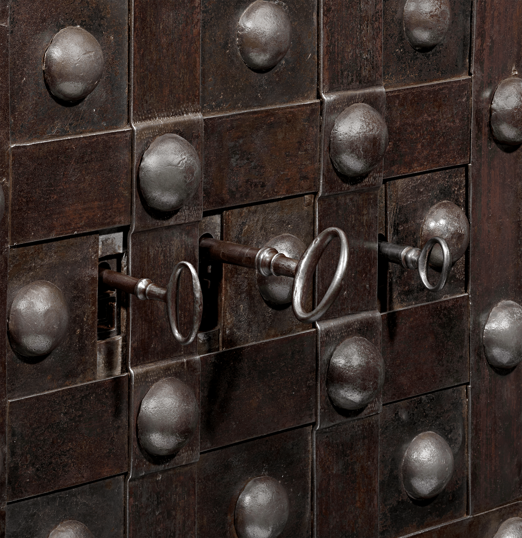 19th-Century French Floor Safe