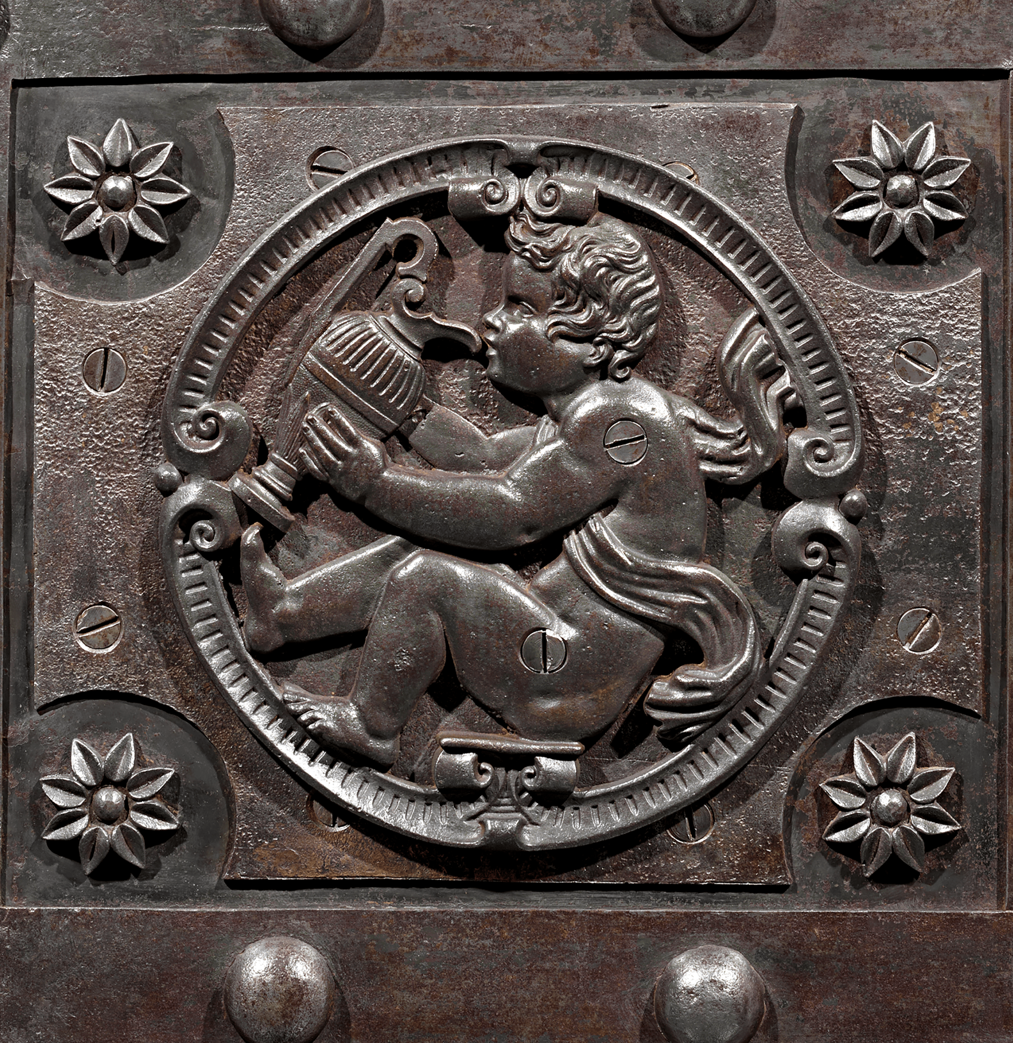 19th-Century French Floor Safe