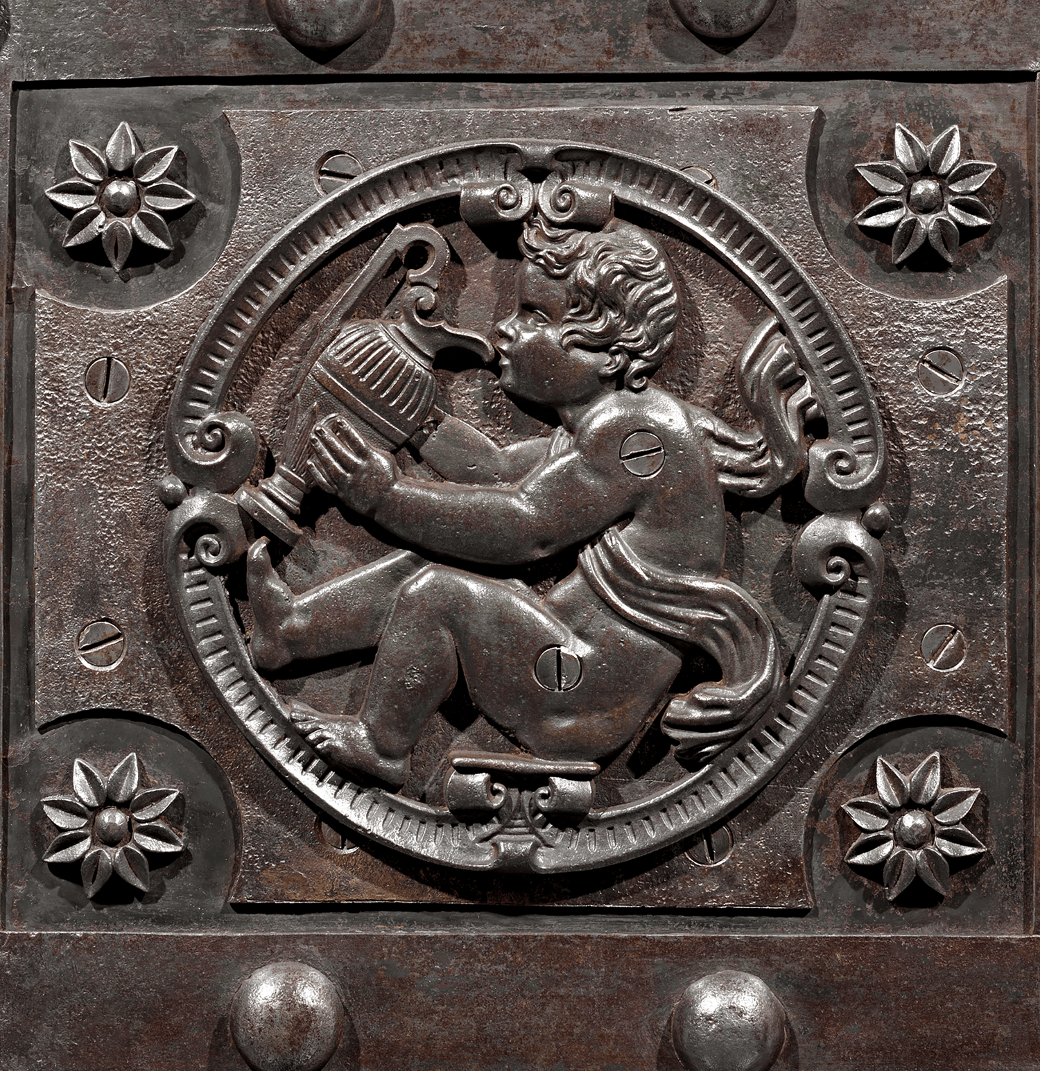 19th-Century French Floor Safe