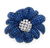 Sapphire Flower Brooch, 76.88 Carats