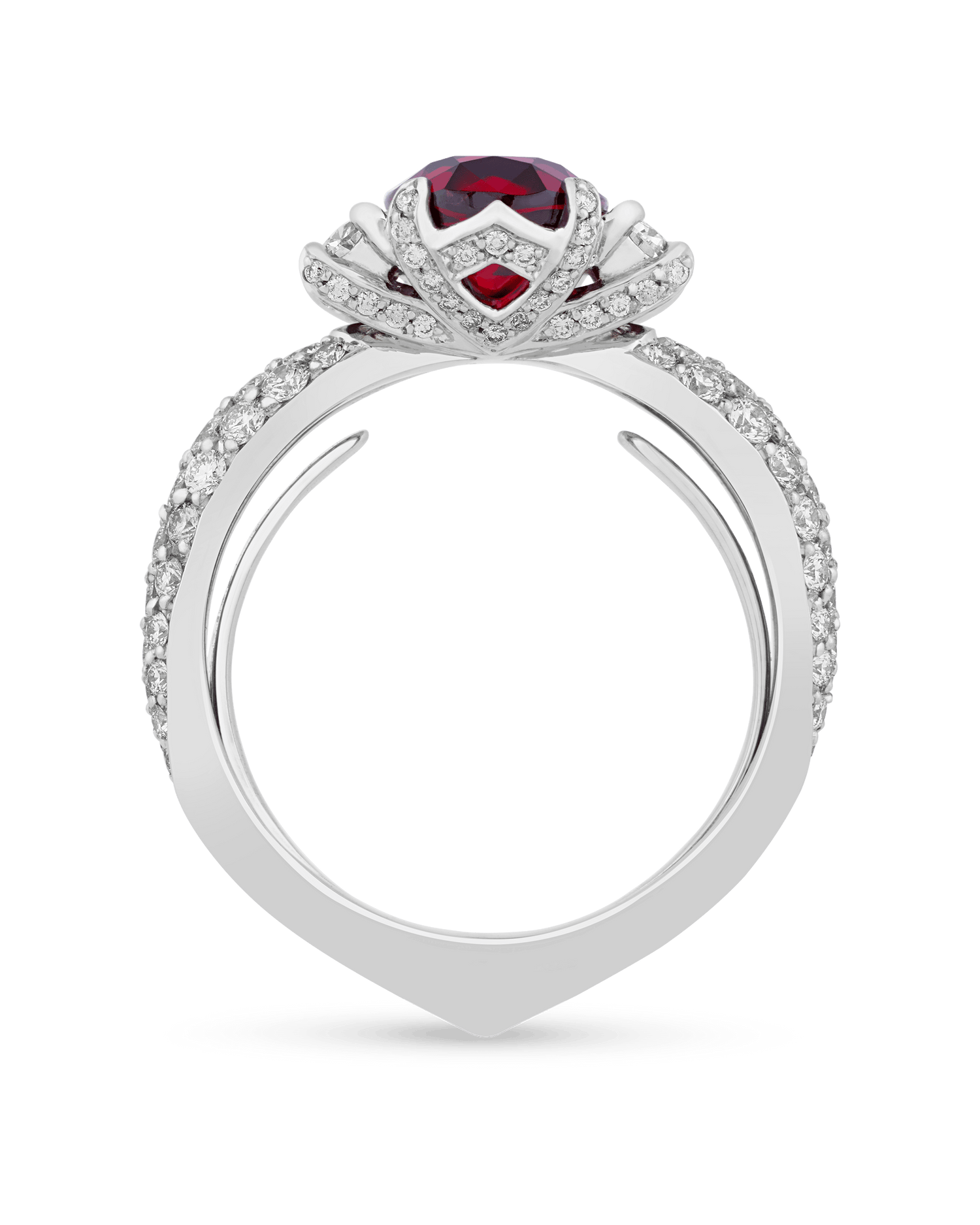 Kat Florence Untreated Ruby Ring, 3.00 Carats