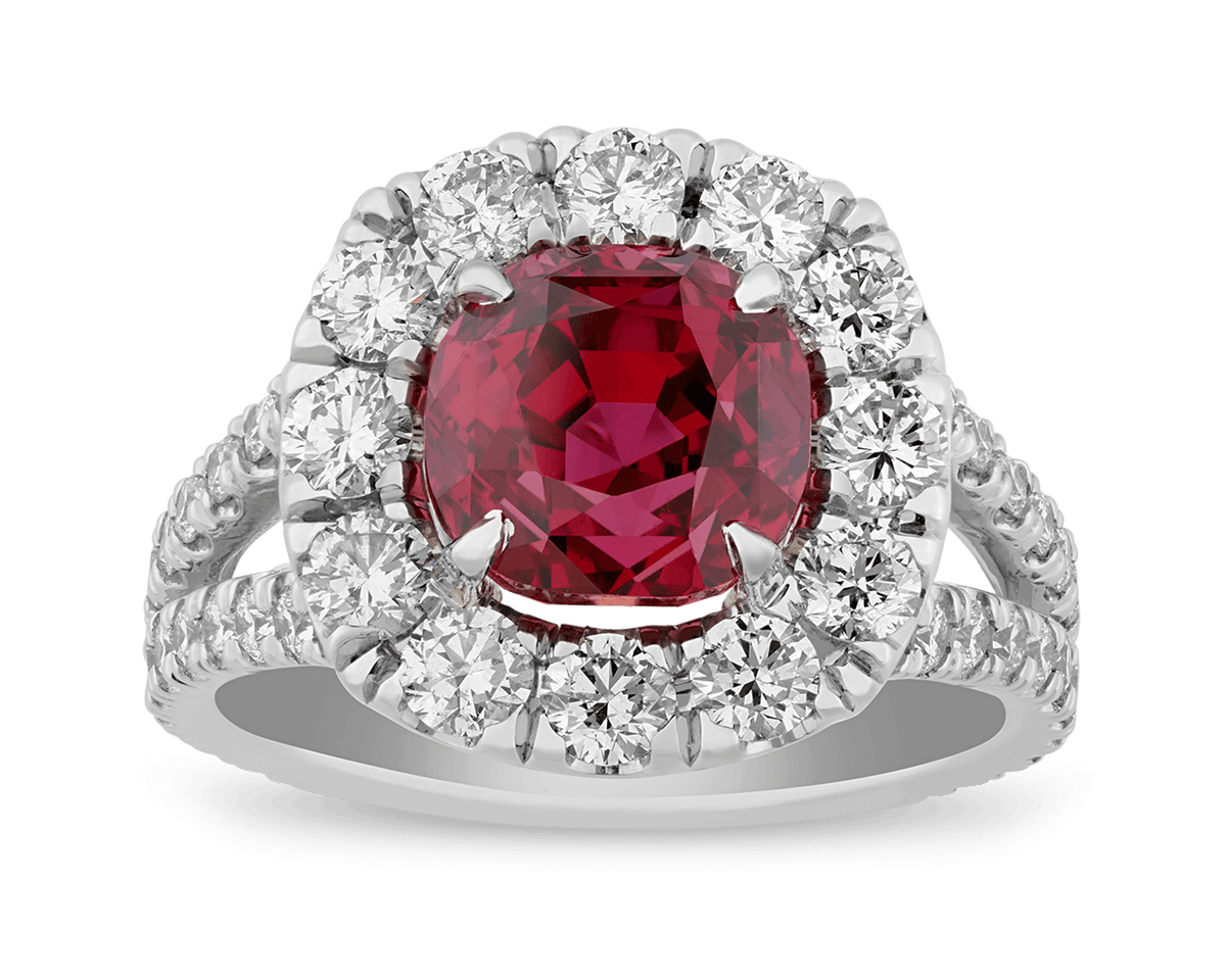Unheated Ruby Ring, 4.66 Carats