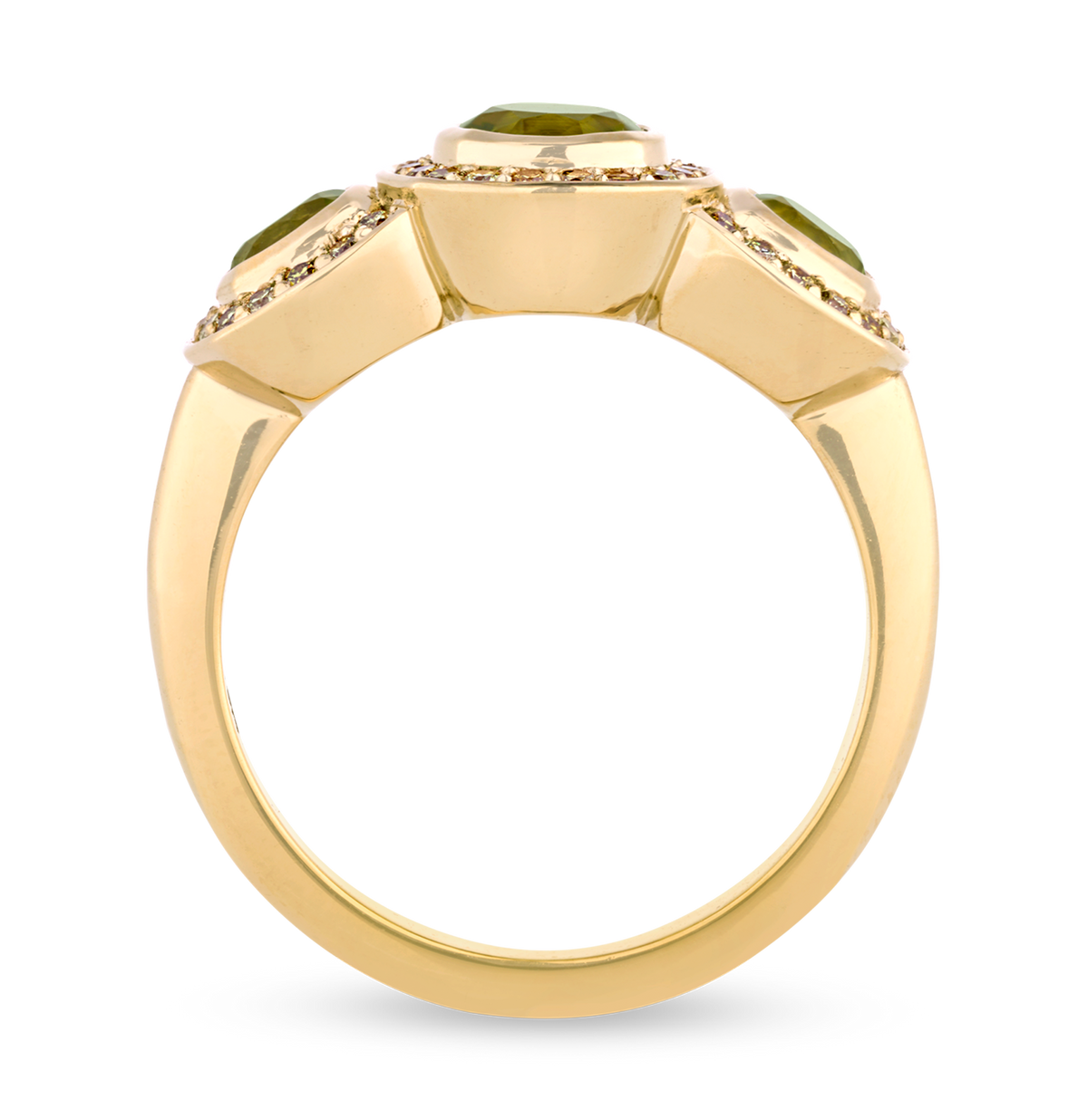 Extraterrestrial Peridot Ring, 1.64 Carats