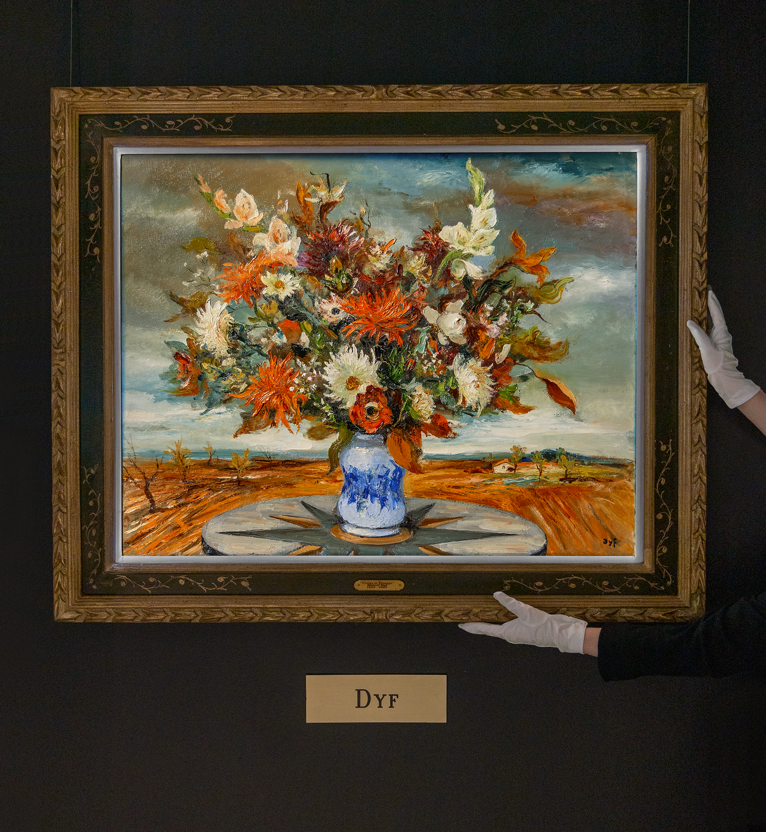 Grandes fleurs by Marcel Dyf