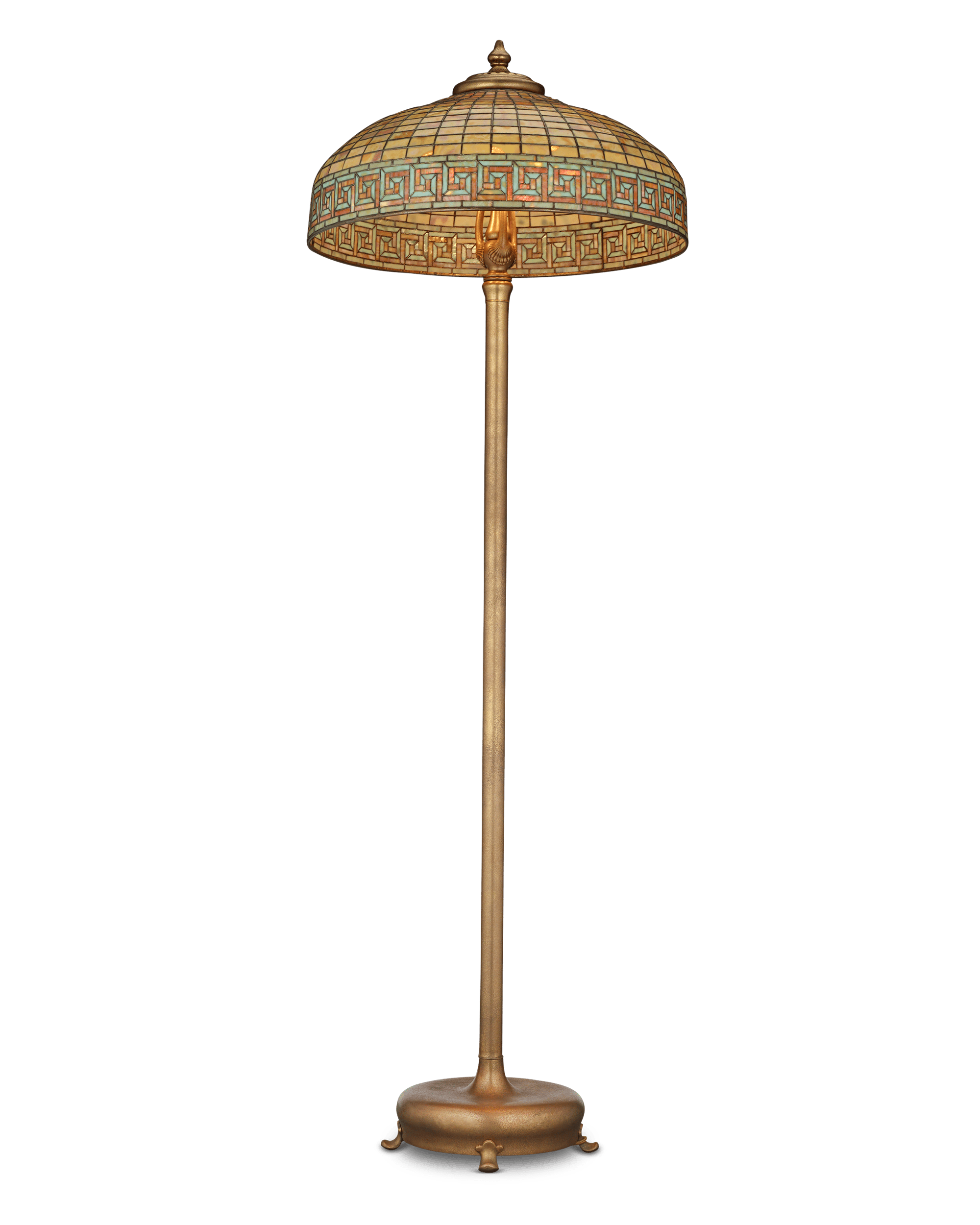 Tiffany Studios Greek Key Floor Lamp