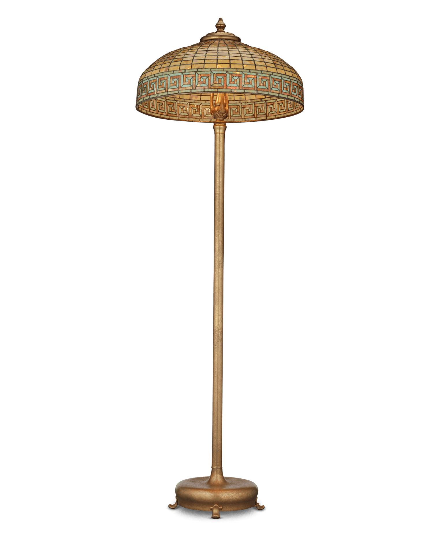 Tiffany Studios Greek Key Floor Lamp
