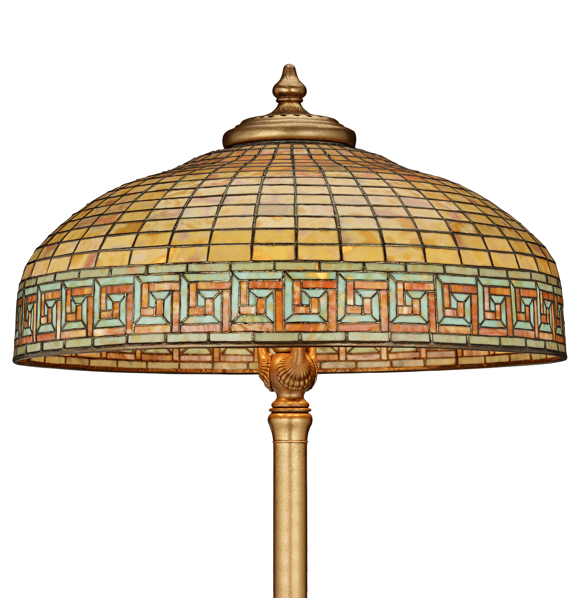 Tiffany Studios Greek Key Floor Lamp