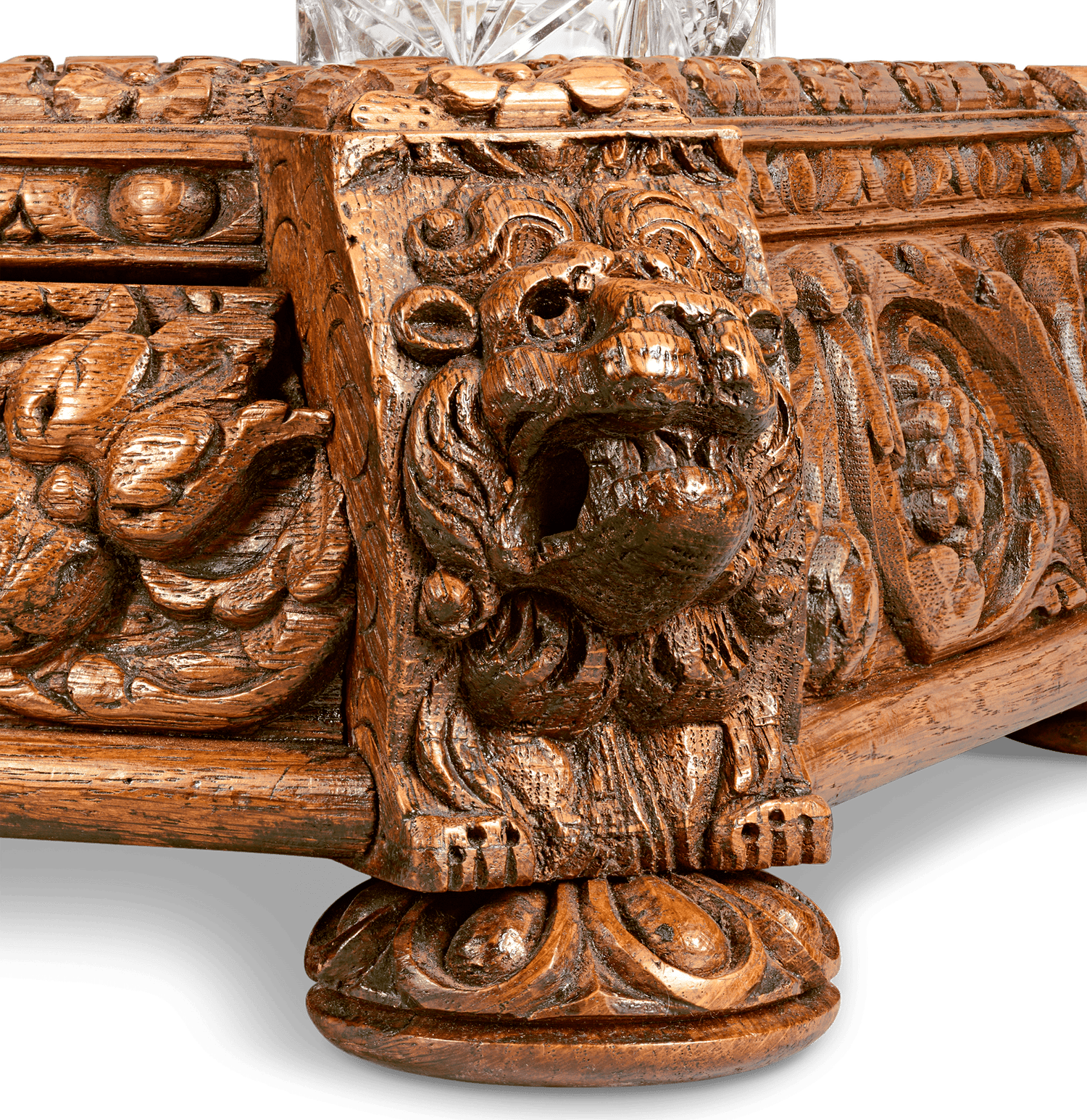 Burr Elm & Oak Desk Tray from Charlton Park Estate