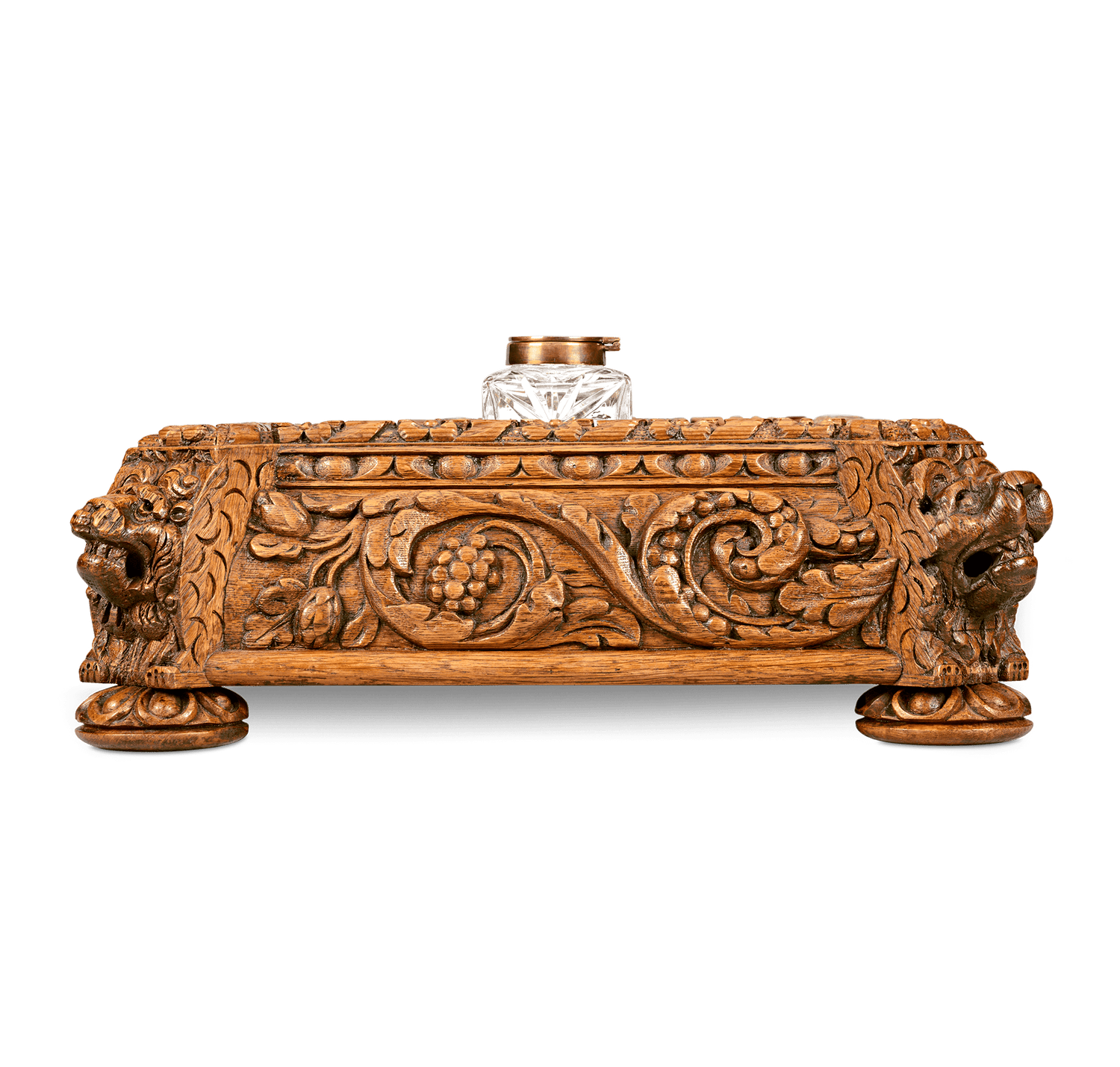 Burr Elm & Oak Desk Tray from Charlton Park Estate