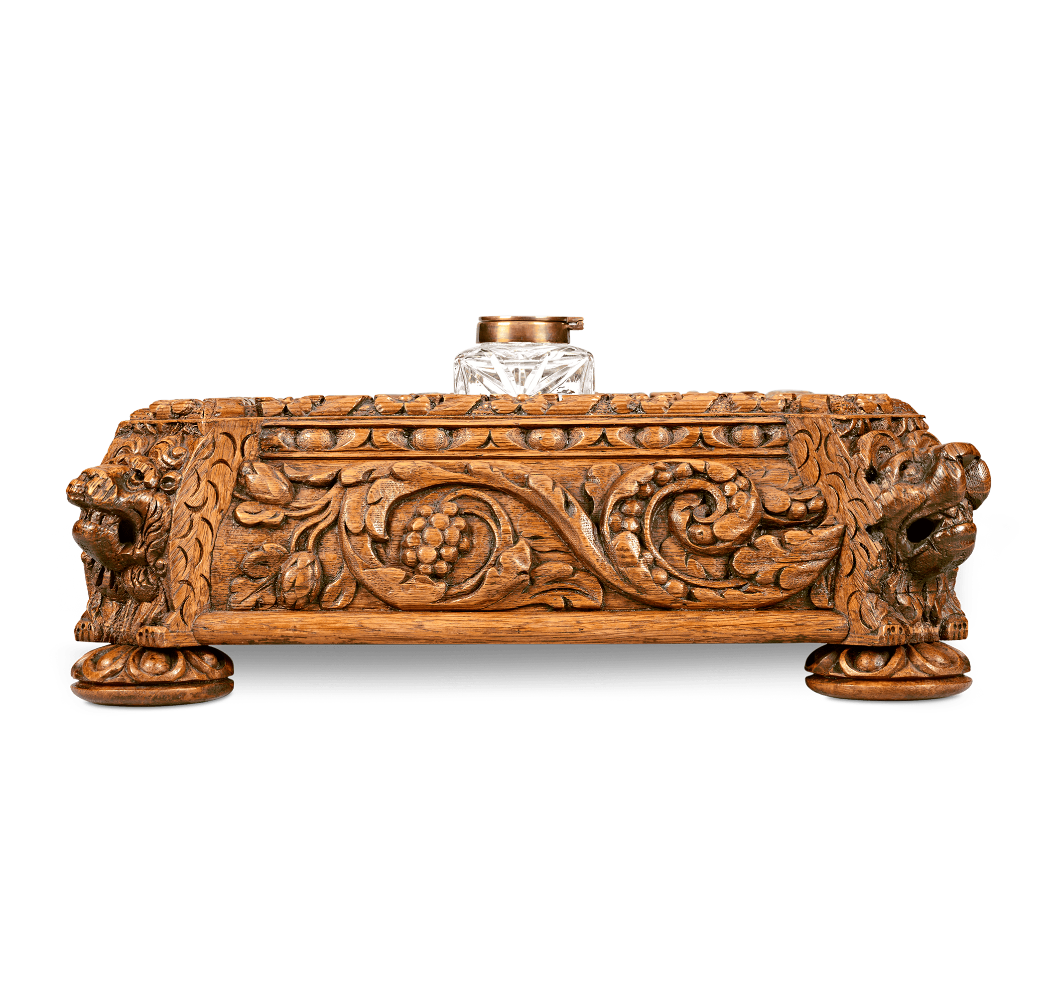 Burr Elm & Oak Desk Tray from Charlton Park Estate