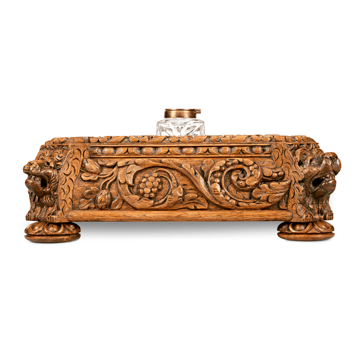 Burr Elm & Oak Desk Tray from Charlton Park Estate