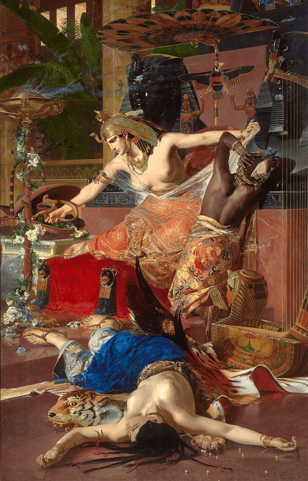 Cleopatra by Julius Kronberg