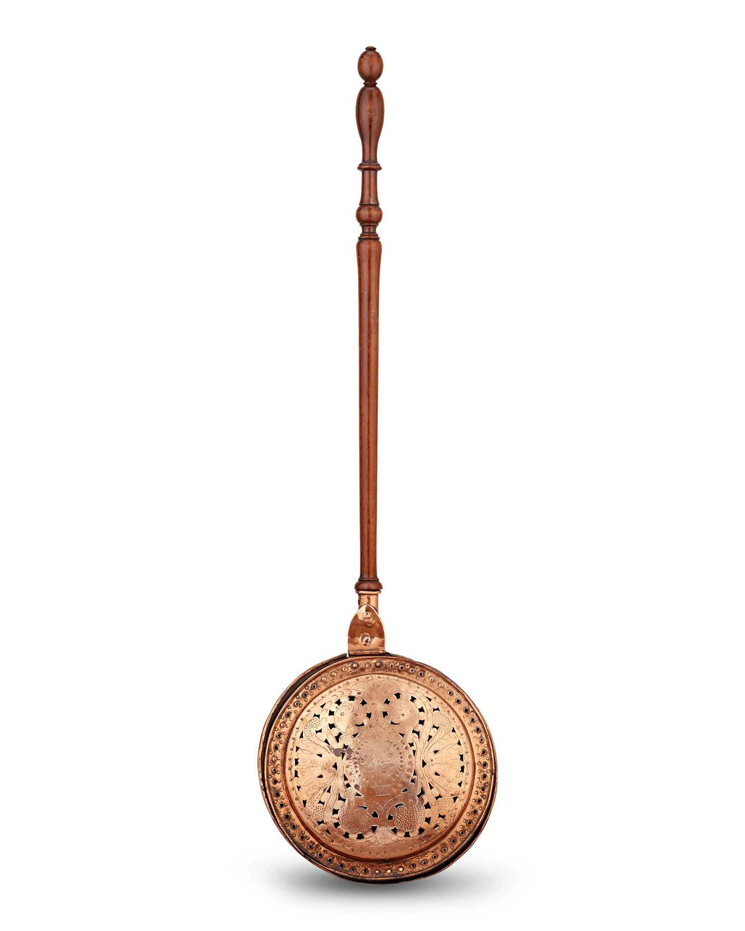 Spun Brass Bed Warmer