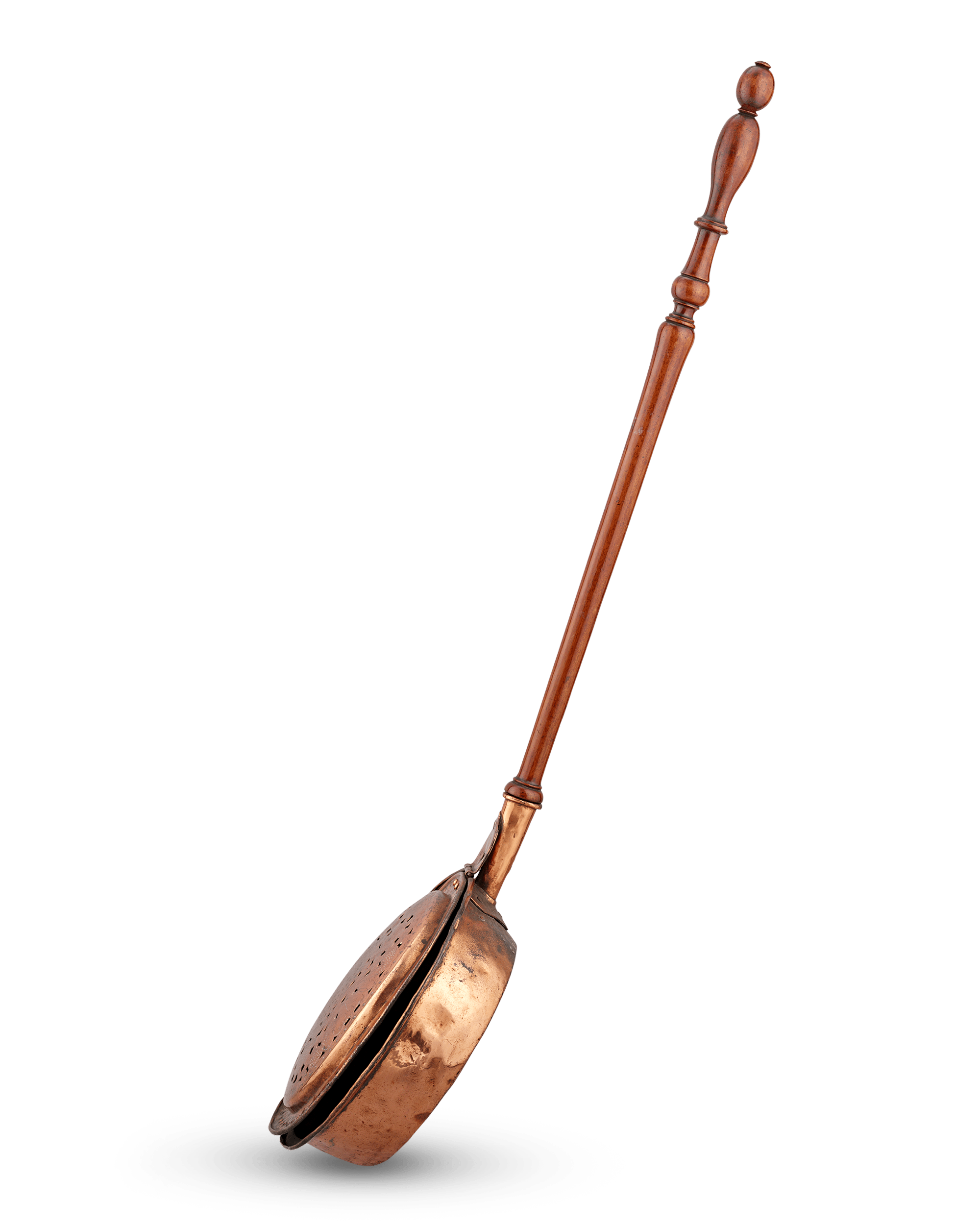 Spun Brass Bed Warmer