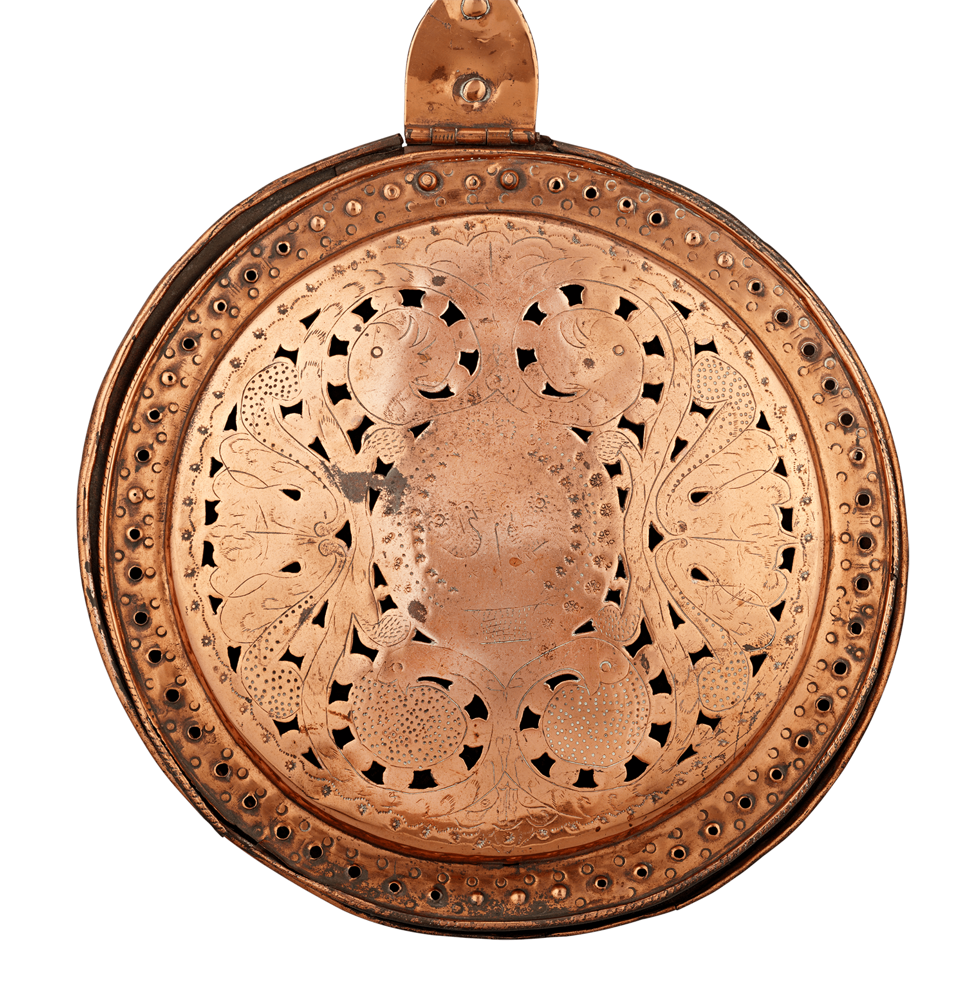 Spun Brass Bed Warmer