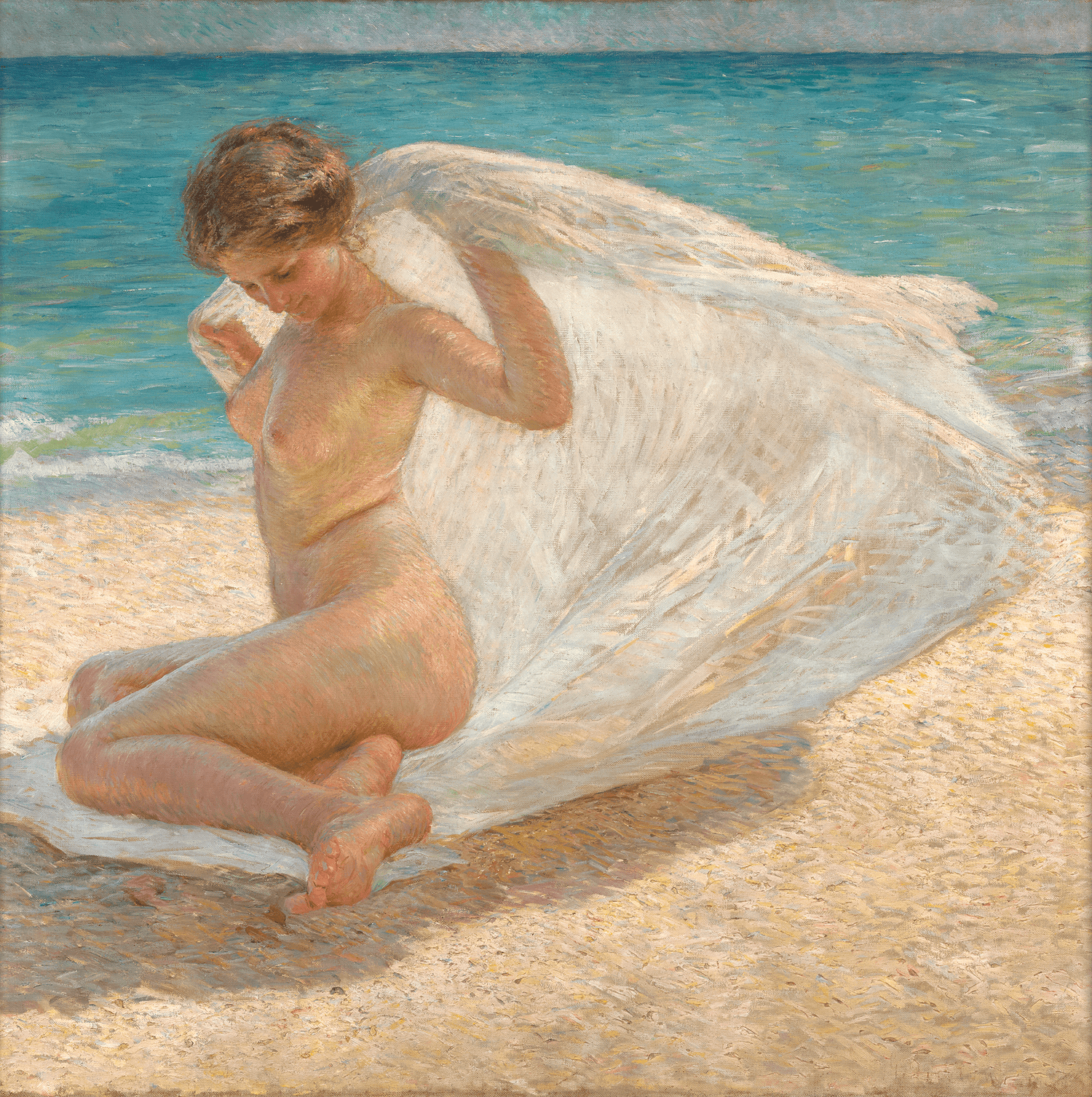 Wind on the Beach by Gino Piccioni