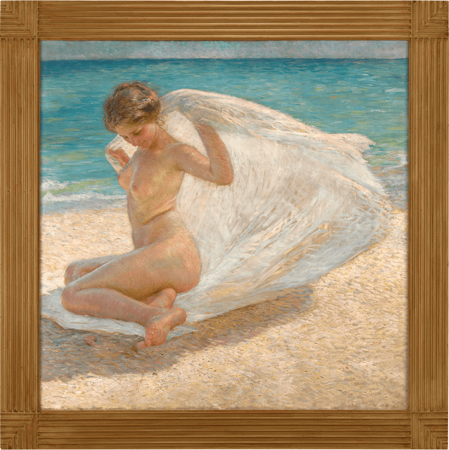 Wind on the Beach by Gino Piccioni